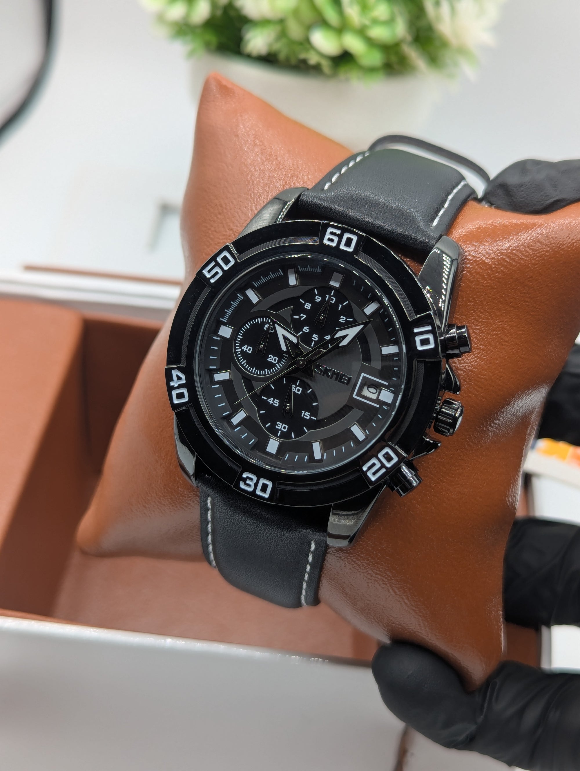 Skmei Chronograph Leather 9361