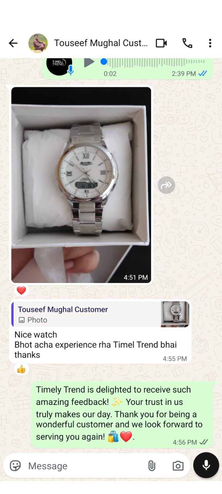 Customer review 18