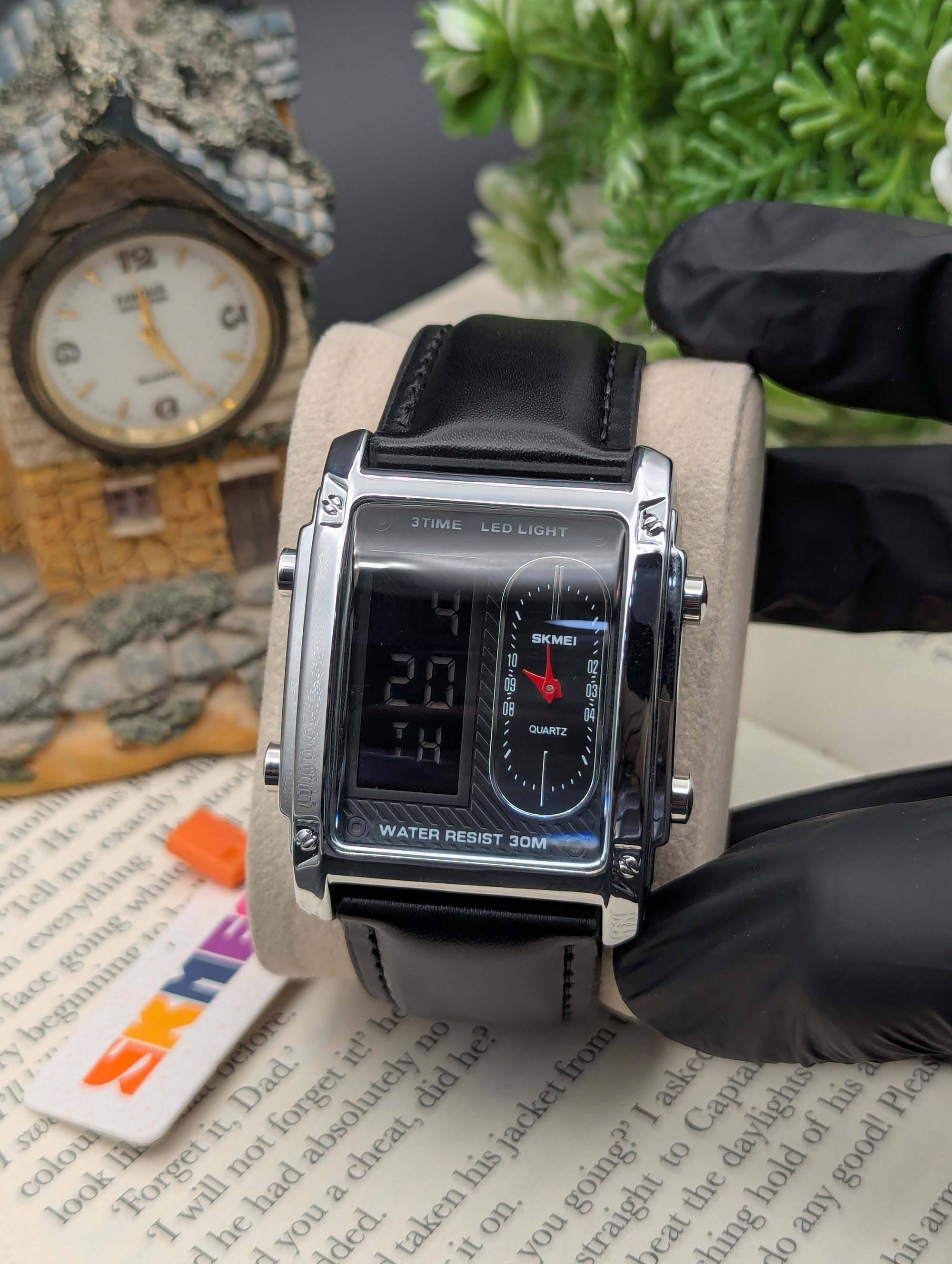 Skmei Dual Time Leather 1868