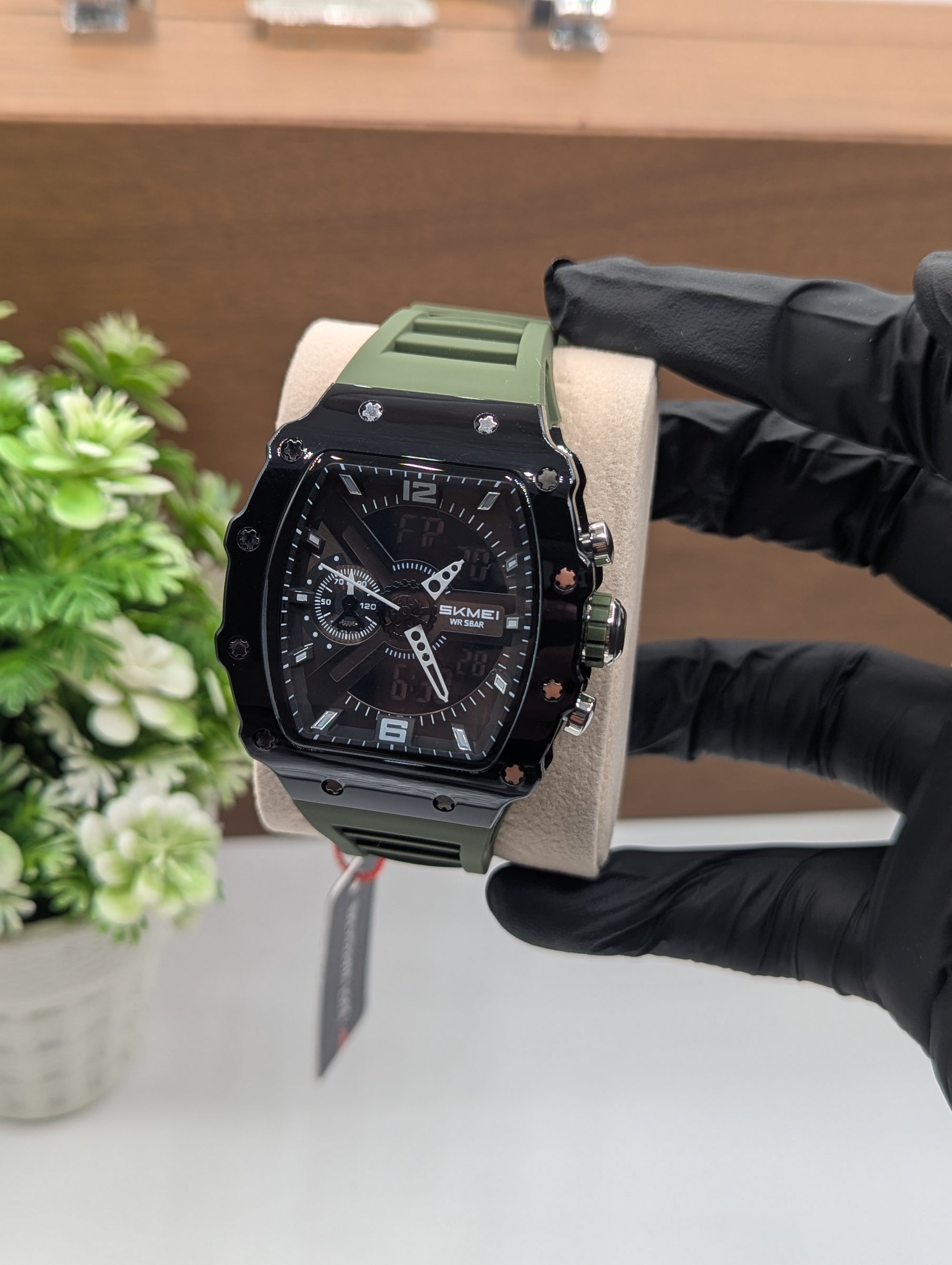 Skmei Double Time Silicone Belt