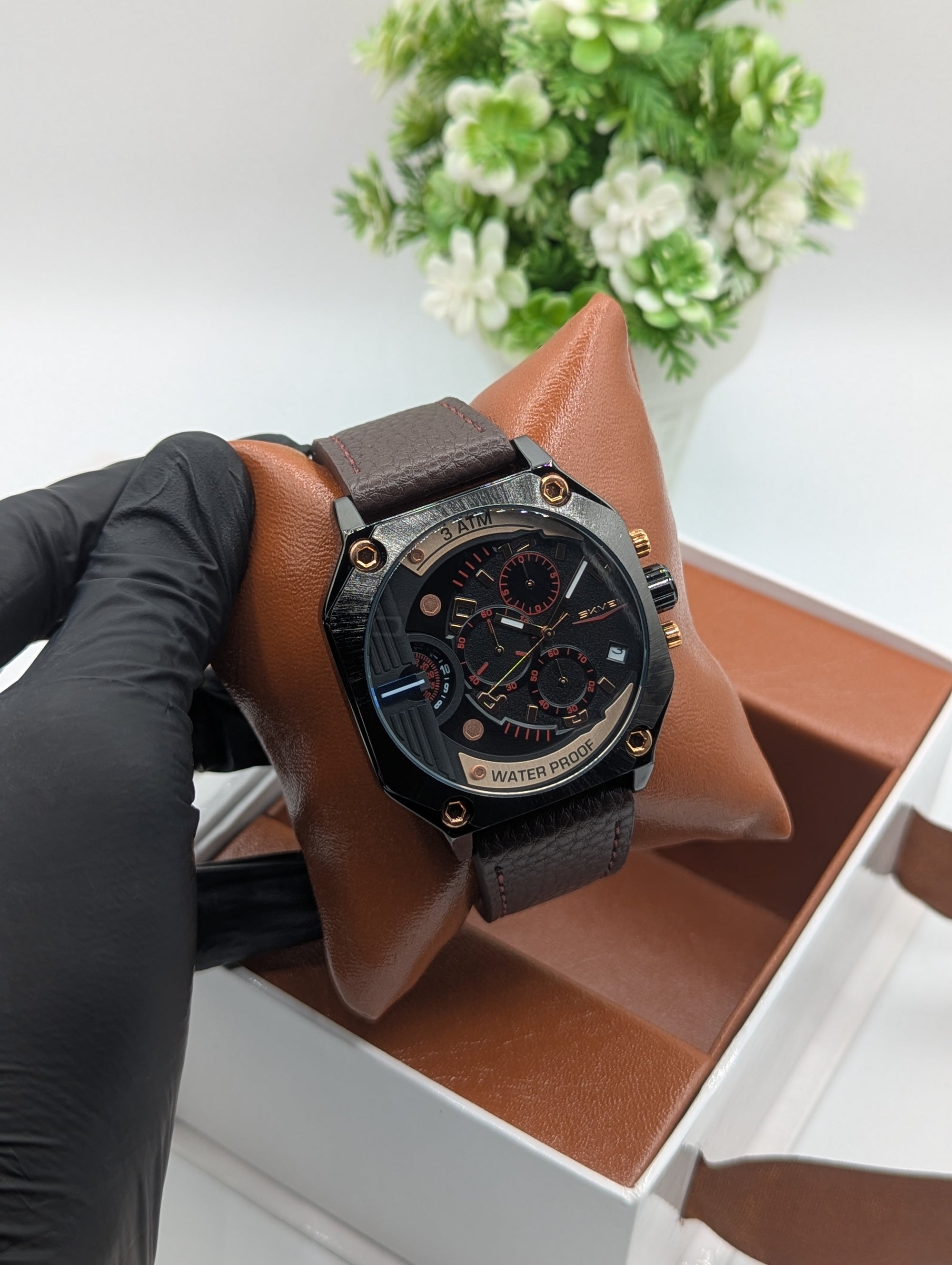 Skmei Chronograph Leather 9343