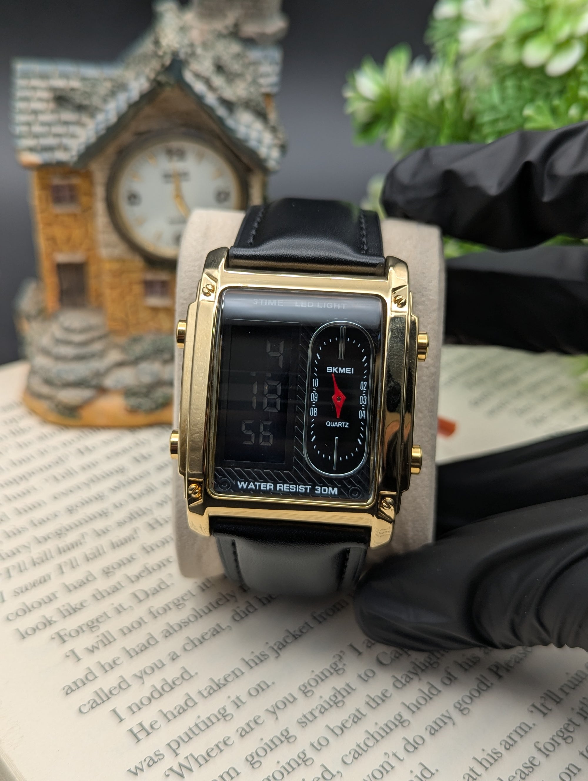 Skmei Dual Time Leather 1868