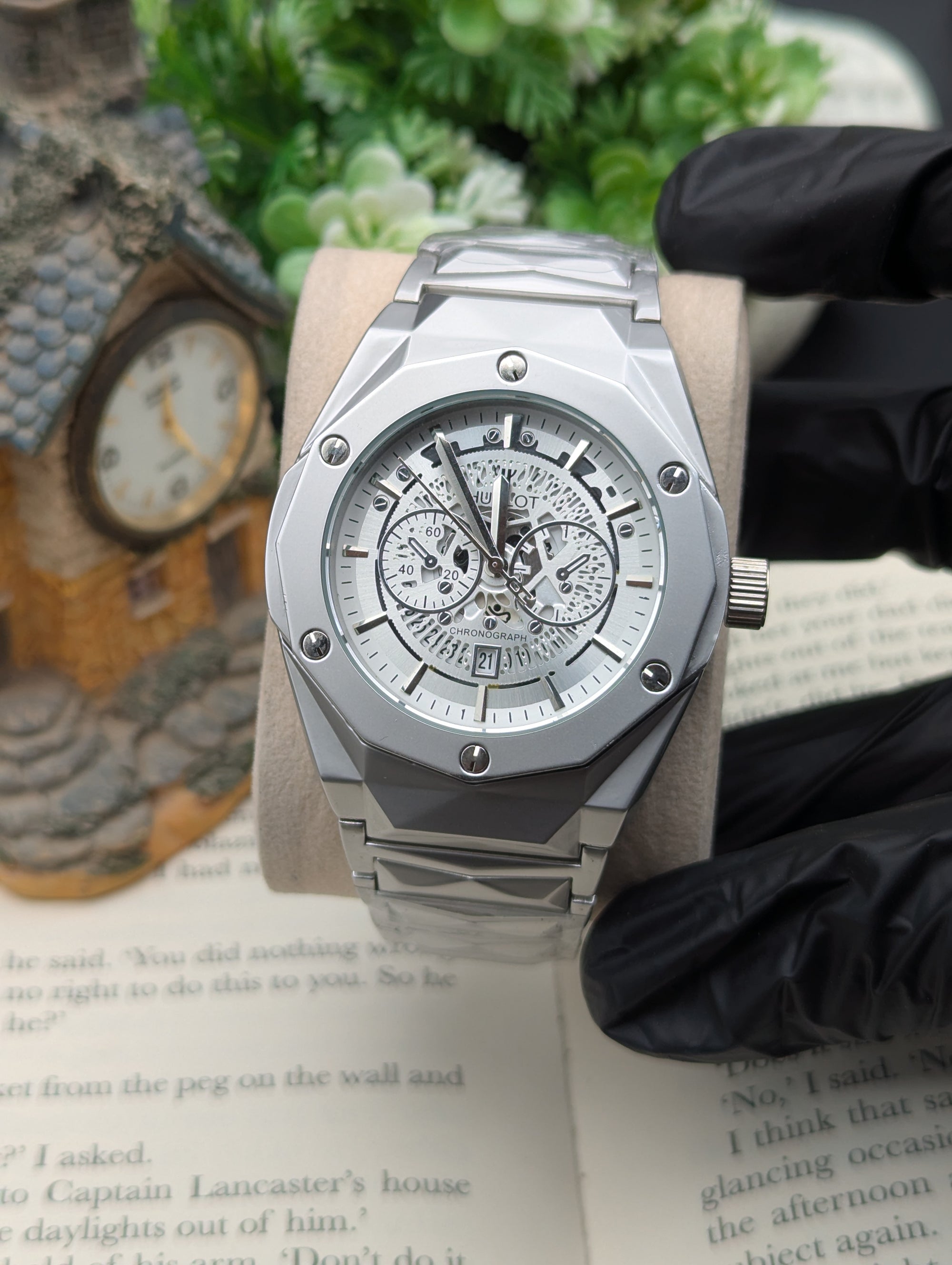 Hublot Diamond Cut Watch