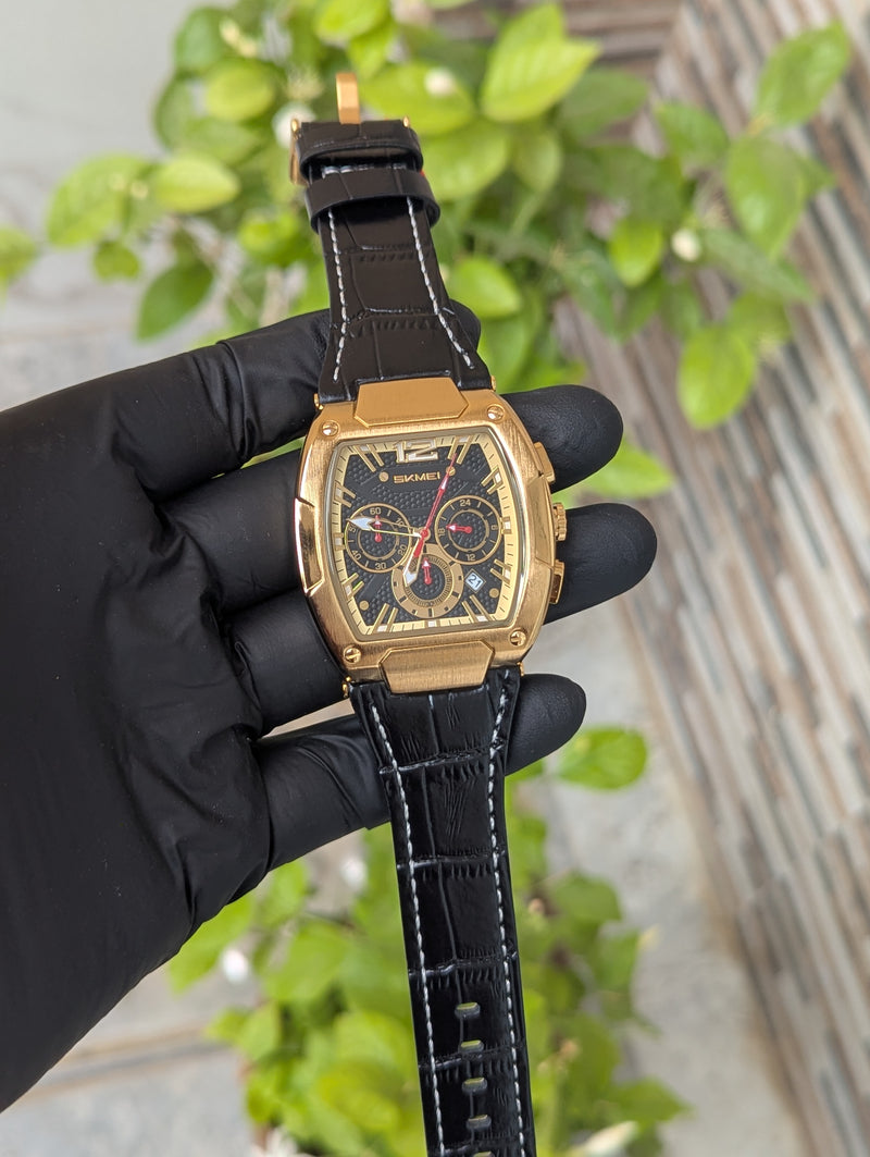 Skmei Chronograph Leather Belt 9357