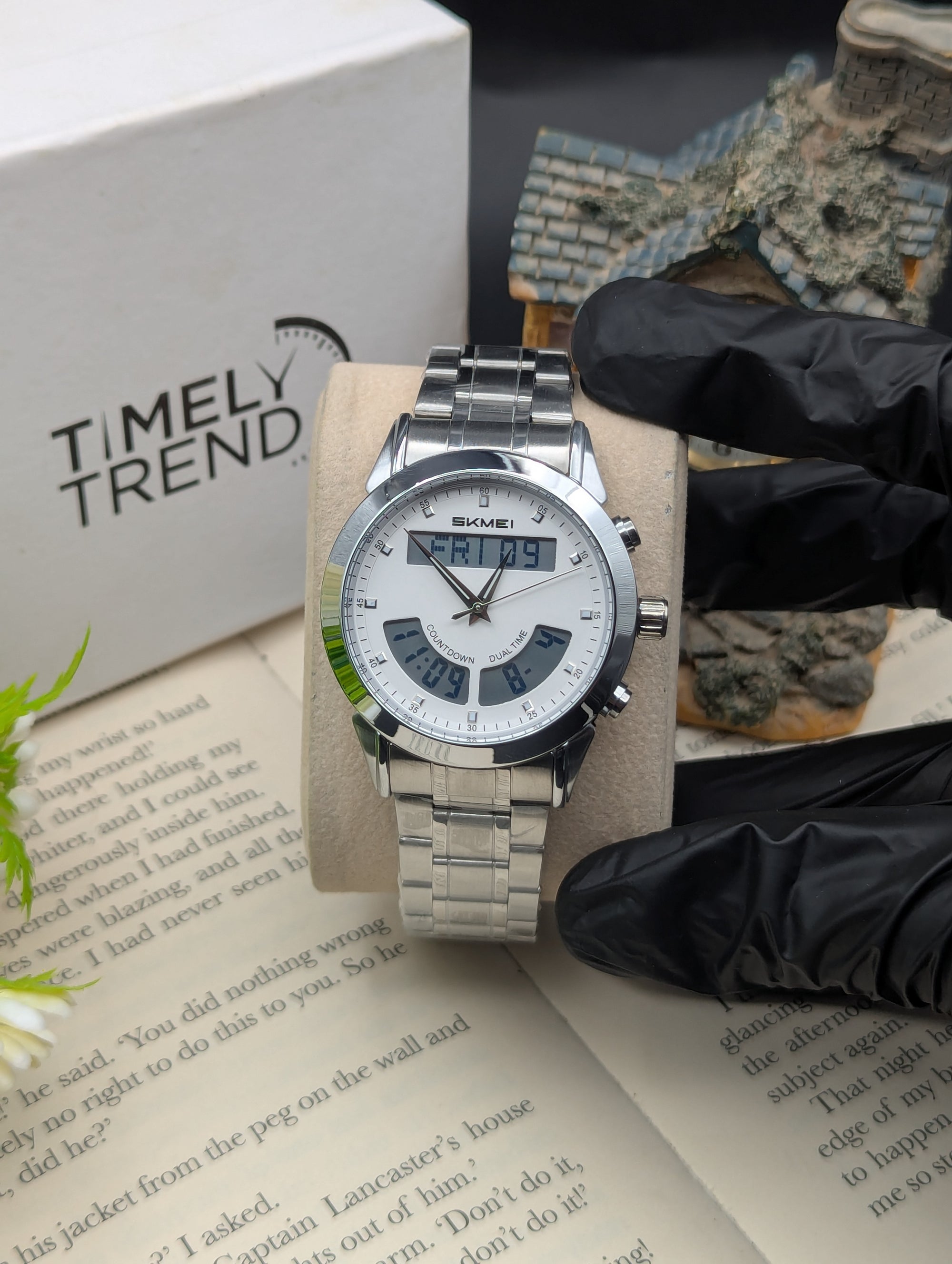Skmei 2445 Classic Double Time Watch