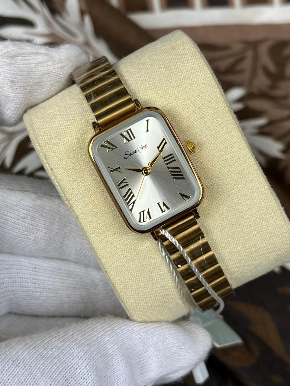 Suniflex Square Ladies Jewellery Watch