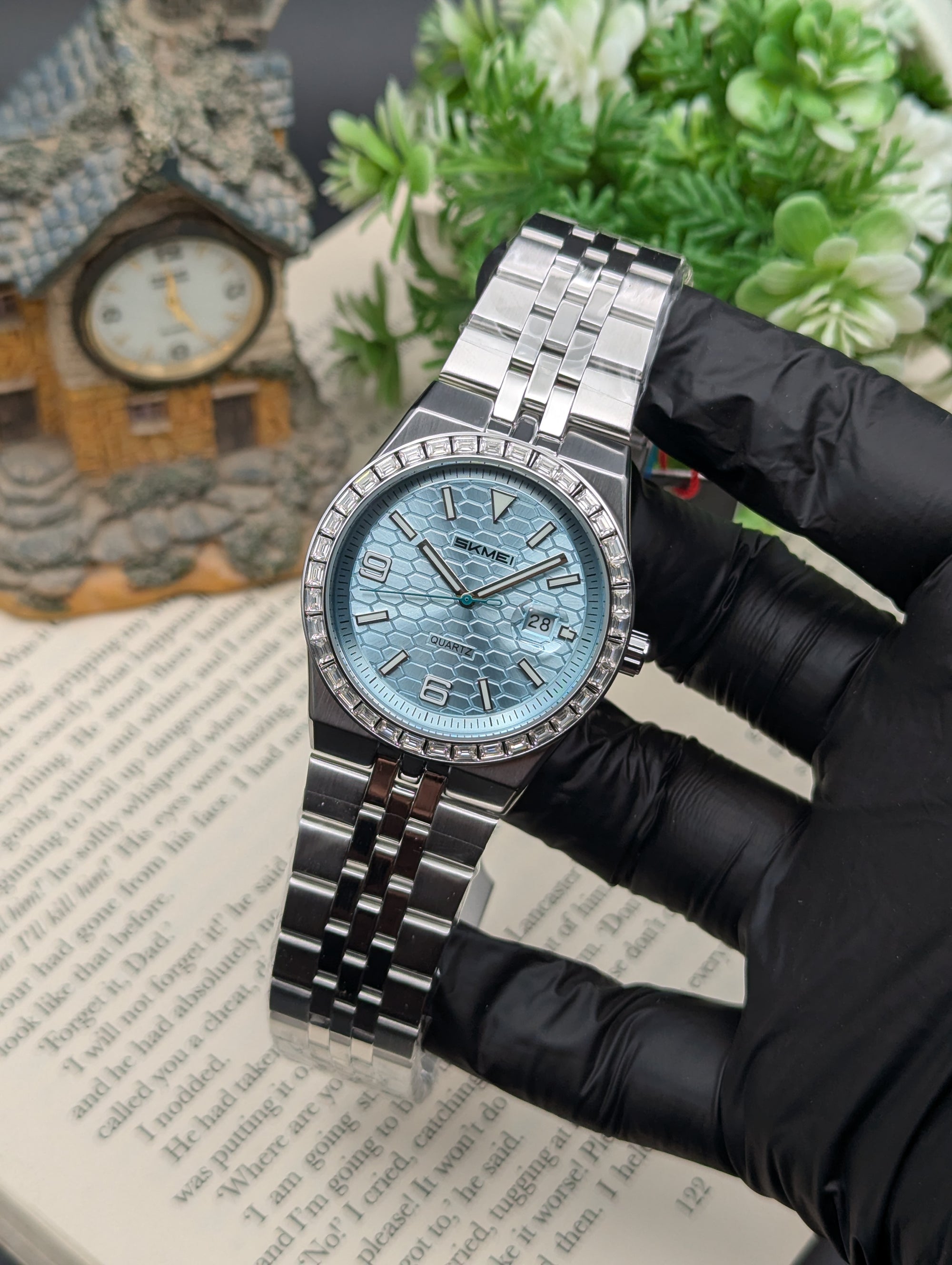 Skmei Stone Studded Watch 2655