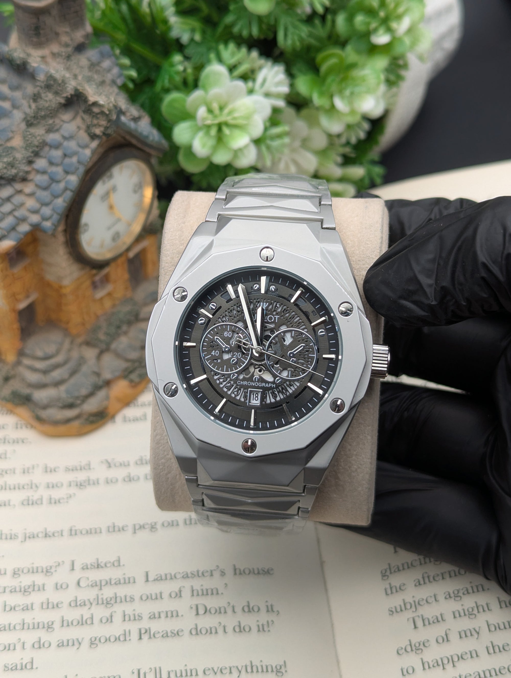 Hublot Diamond Cut Watch