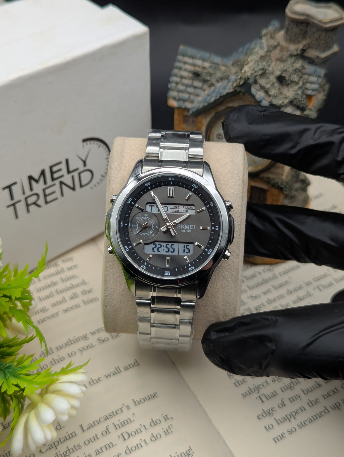 Skmei 2284 World Timer Dual Display Watch