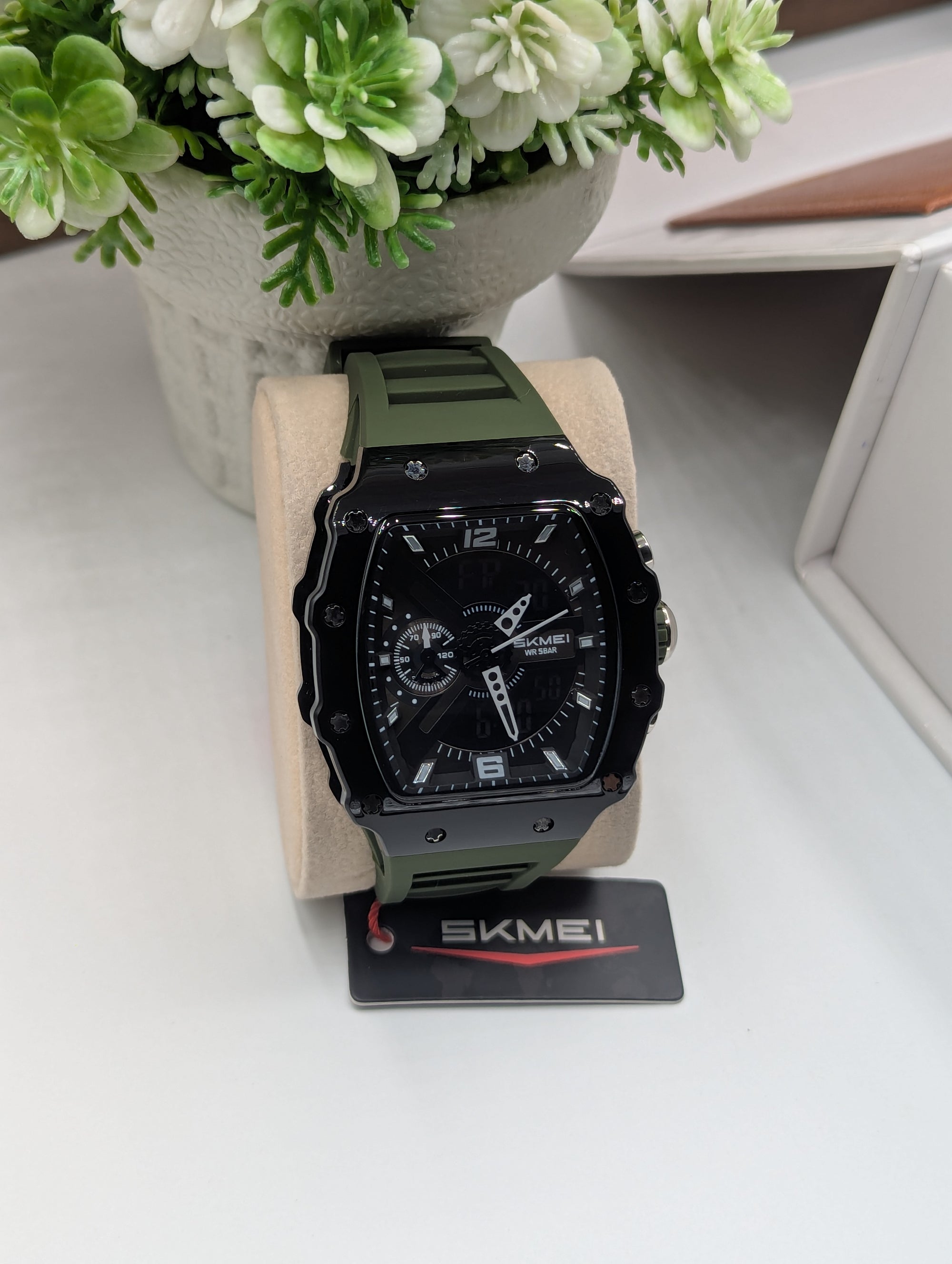 Skmei Double Time Silicone Belt