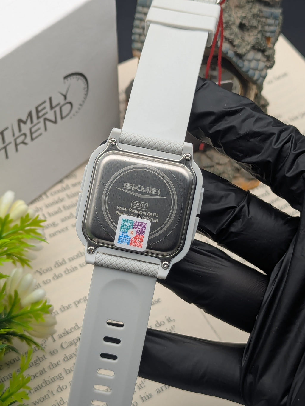 Skmei 2591 Minimal Square Digital Watch