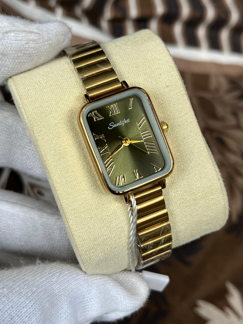 Suniflex Square Ladies Jewellery Watch