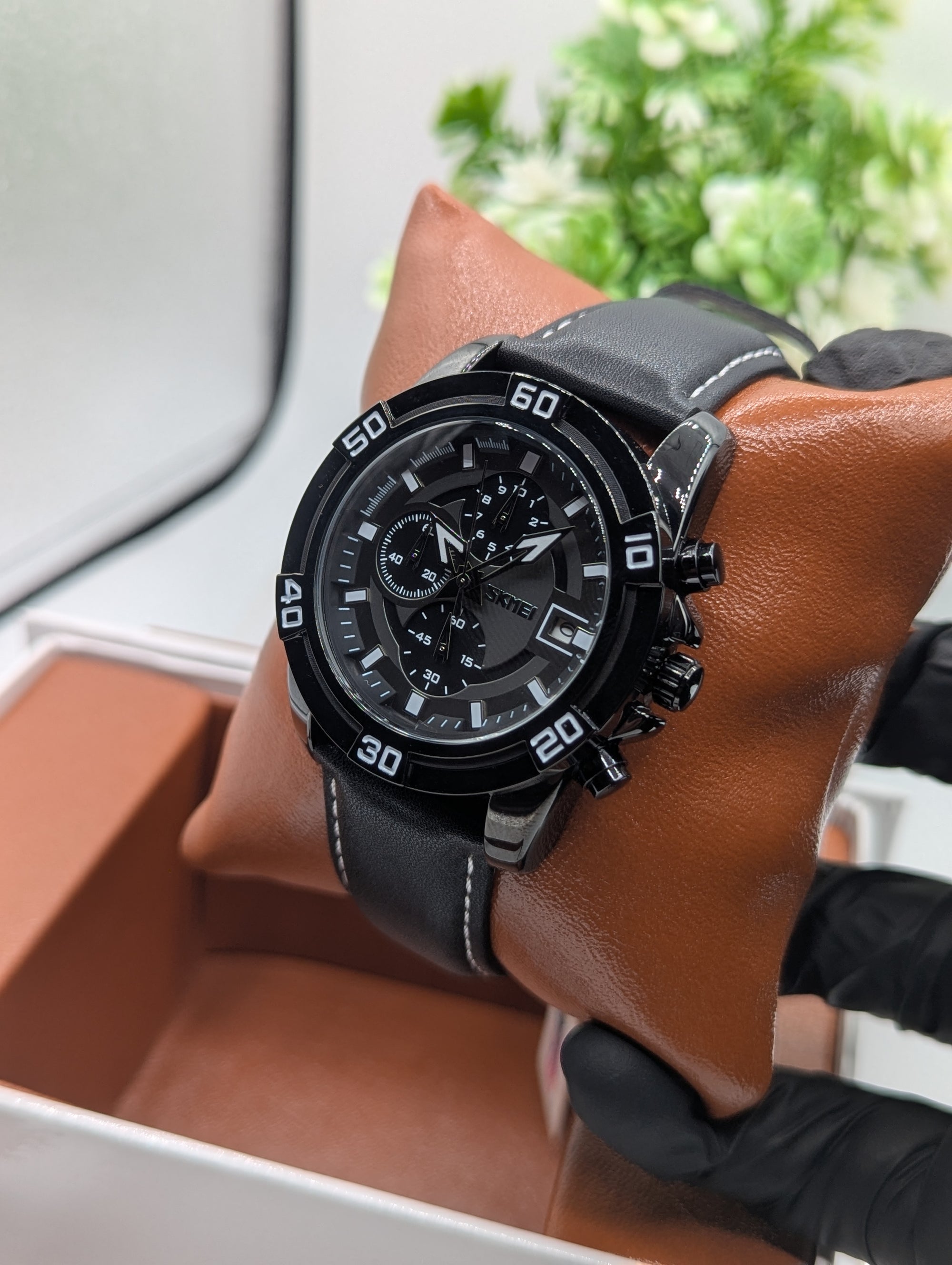 Skmei Chronograph Leather 9361