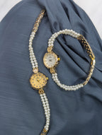 Ladies Jewellery Pearl Watch