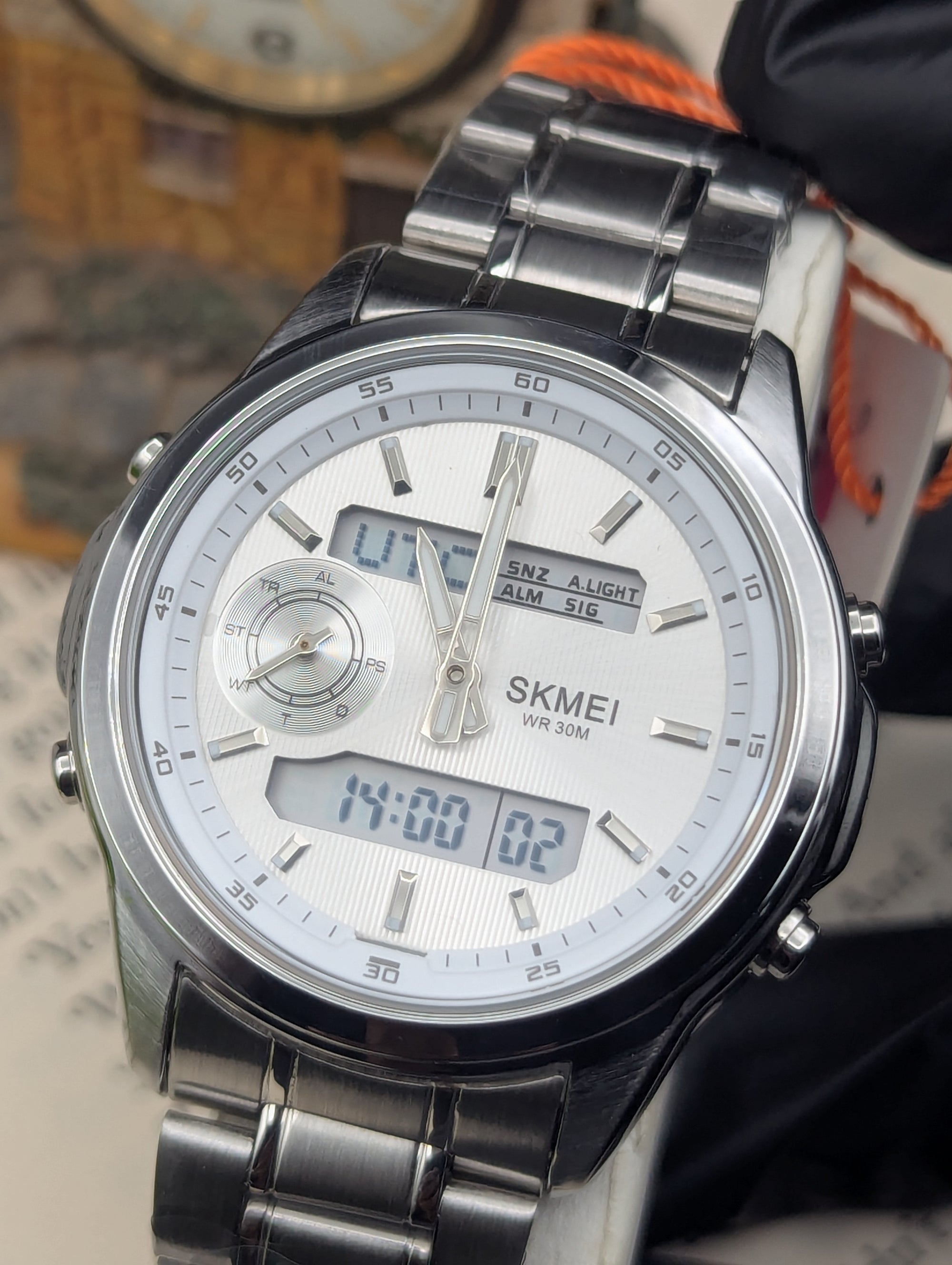 Skmei 2284 World Timer Dual Display Watch