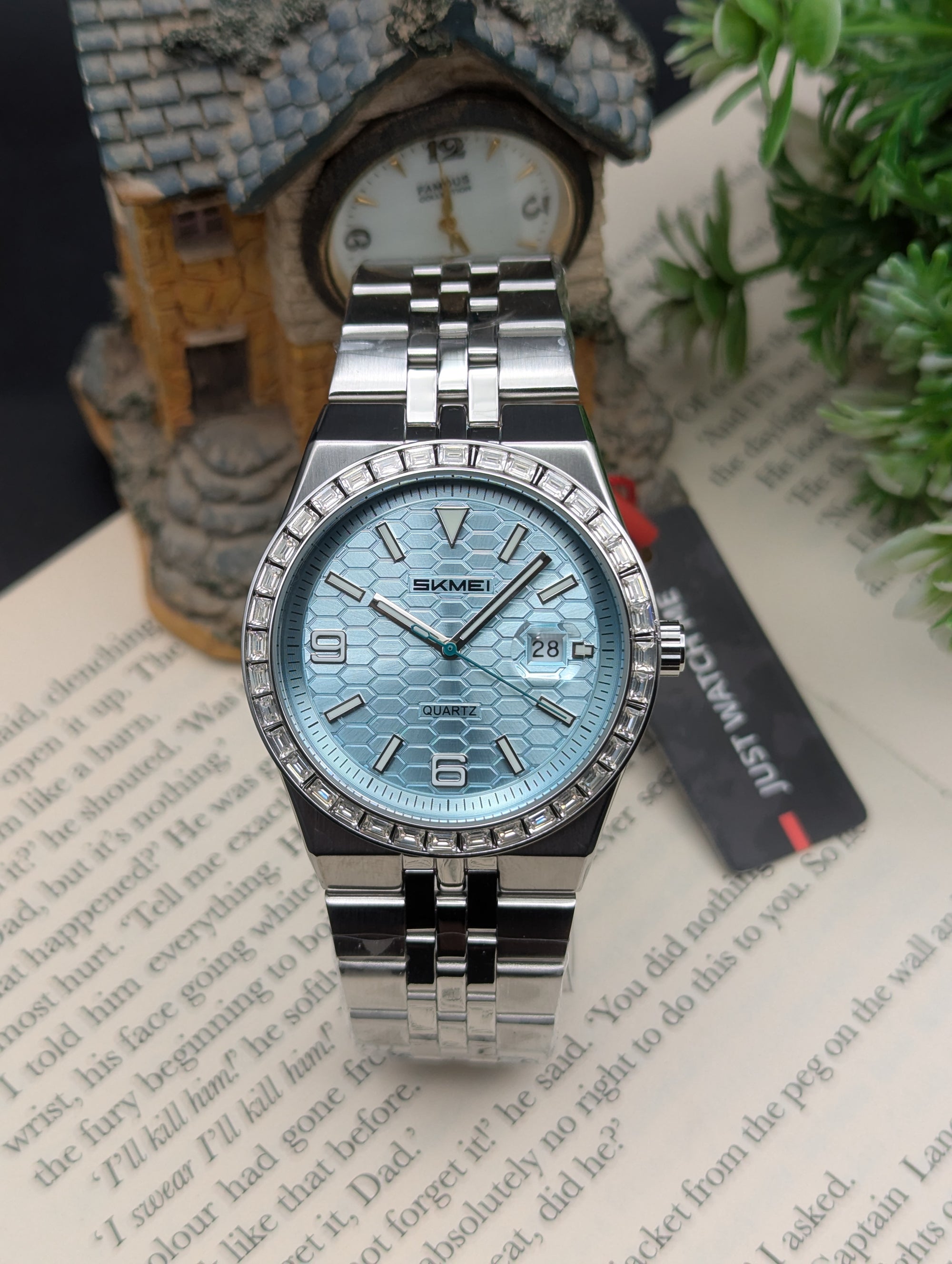 Skmei Stone Studded Watch 2655