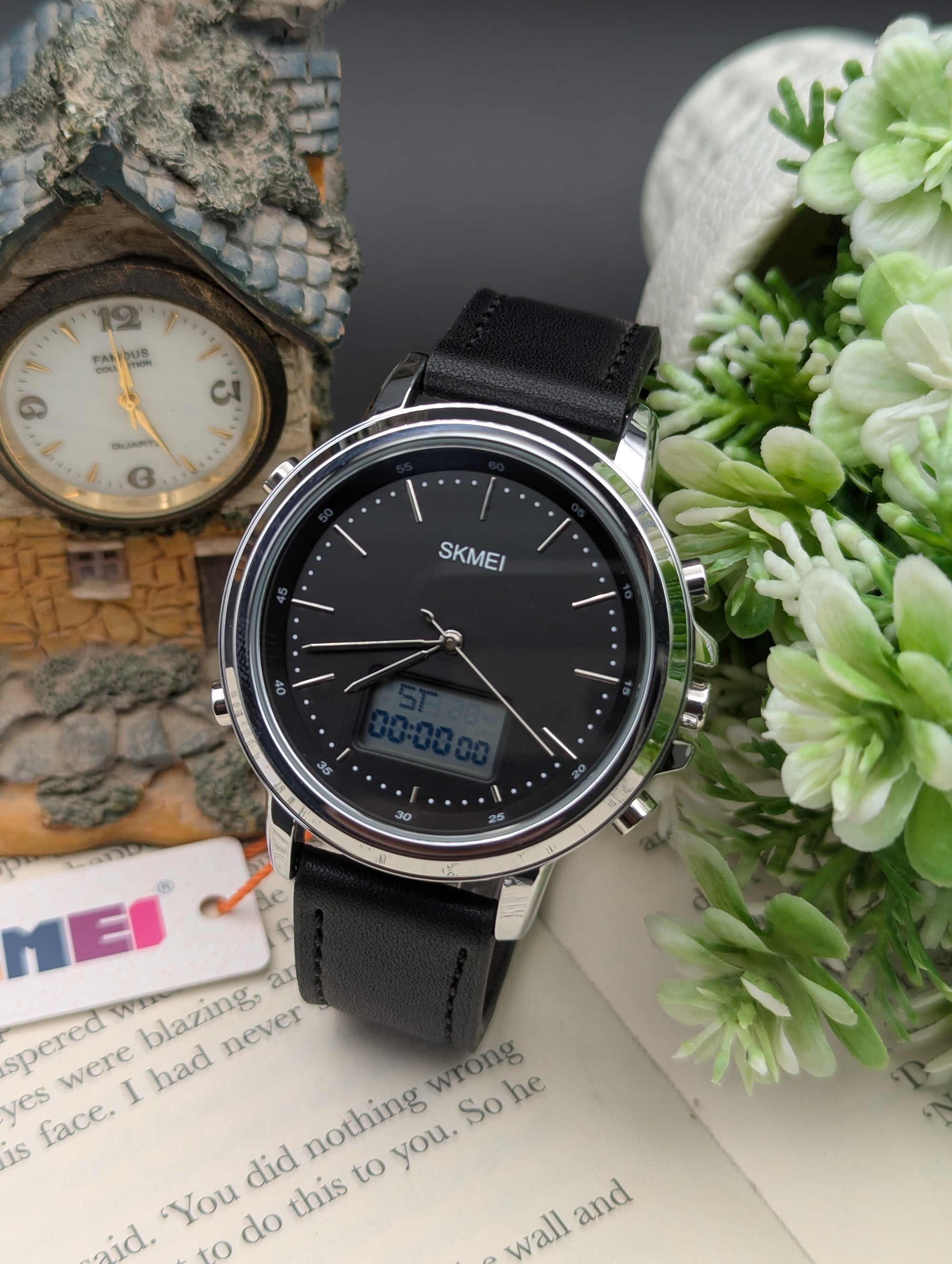 Skmei Dual Time Leather 1652