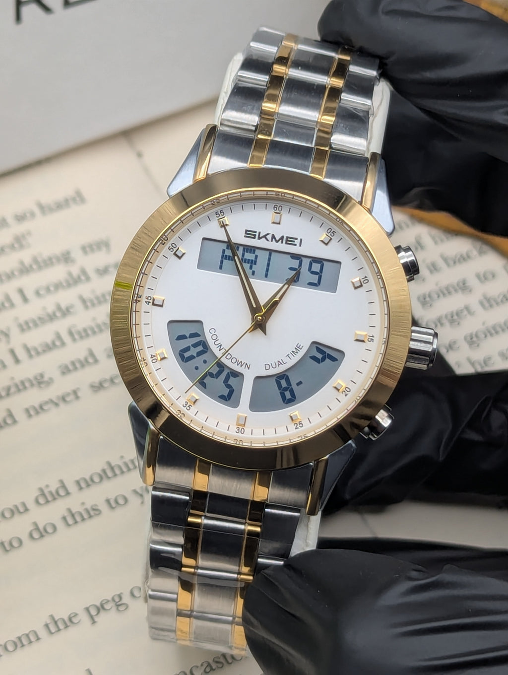 Skmei 2445 Classic Double Time Watch