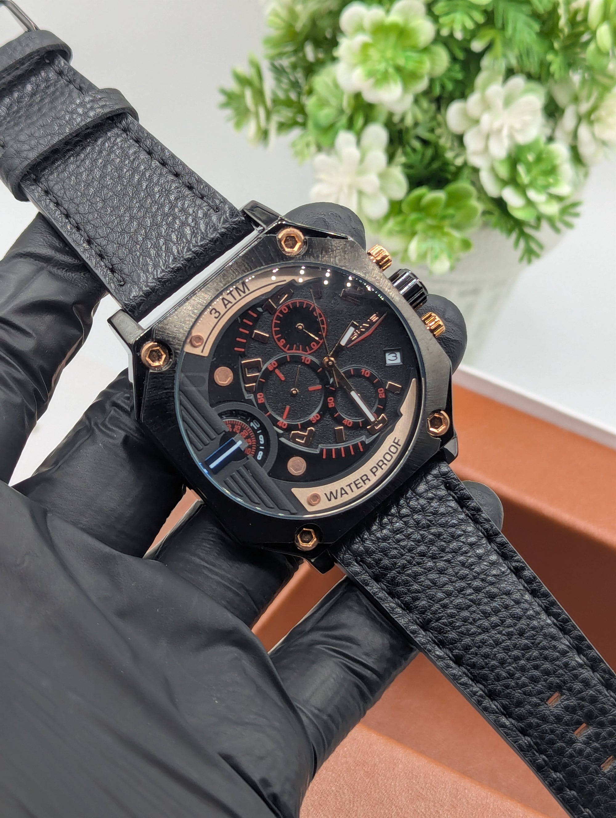 Skmei Chronograph Leather 9343