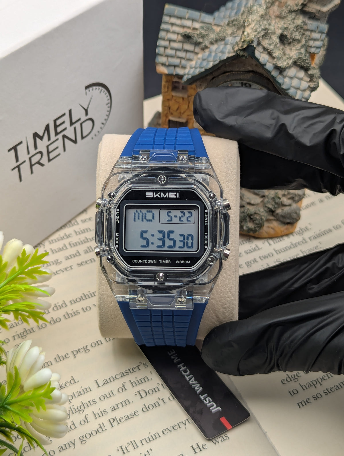 Skmei 2683 Casual Transparent Digital Watch