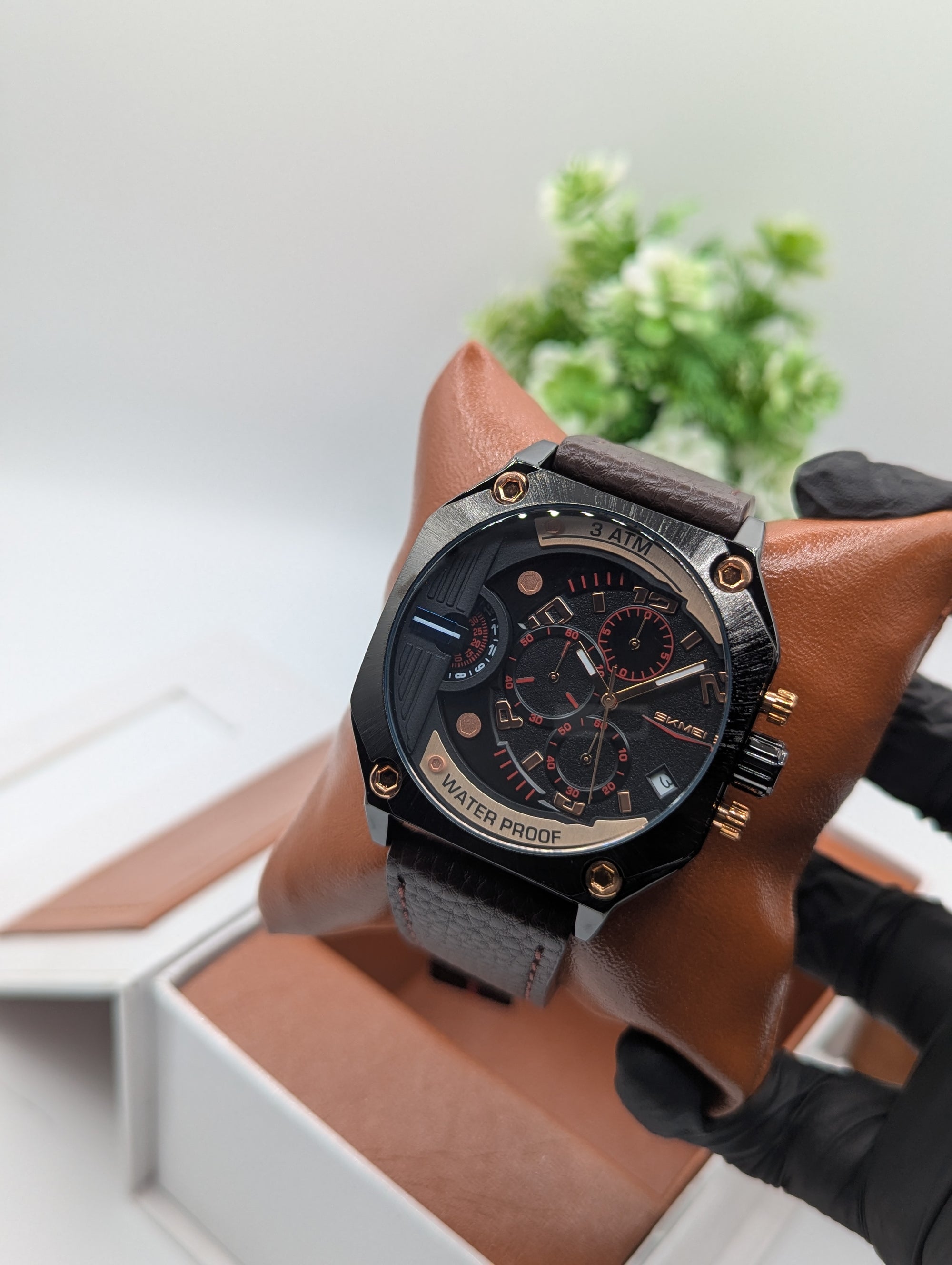 Skmei Chronograph Leather 9343