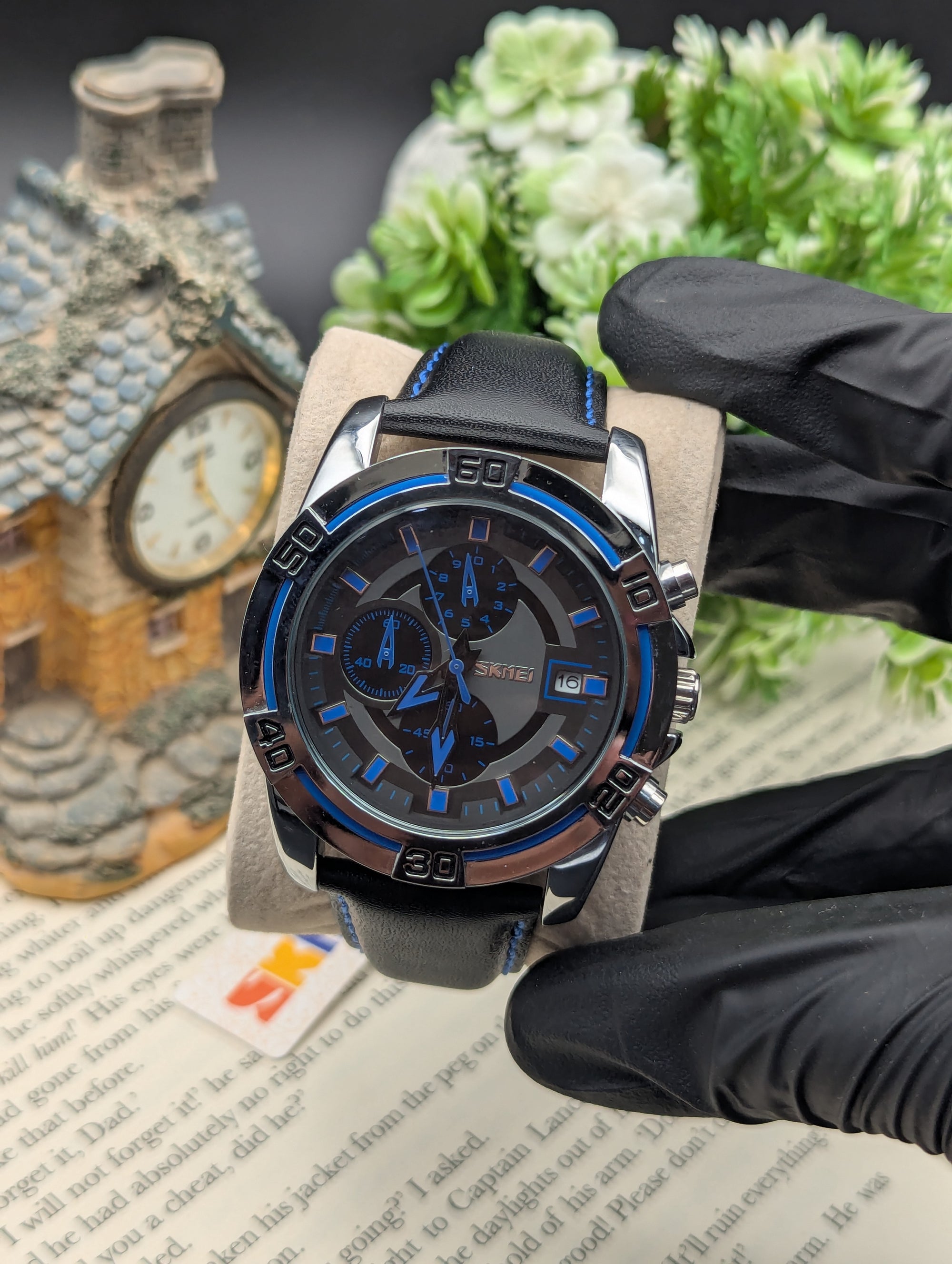 Skmei Chronograph Leather 9361