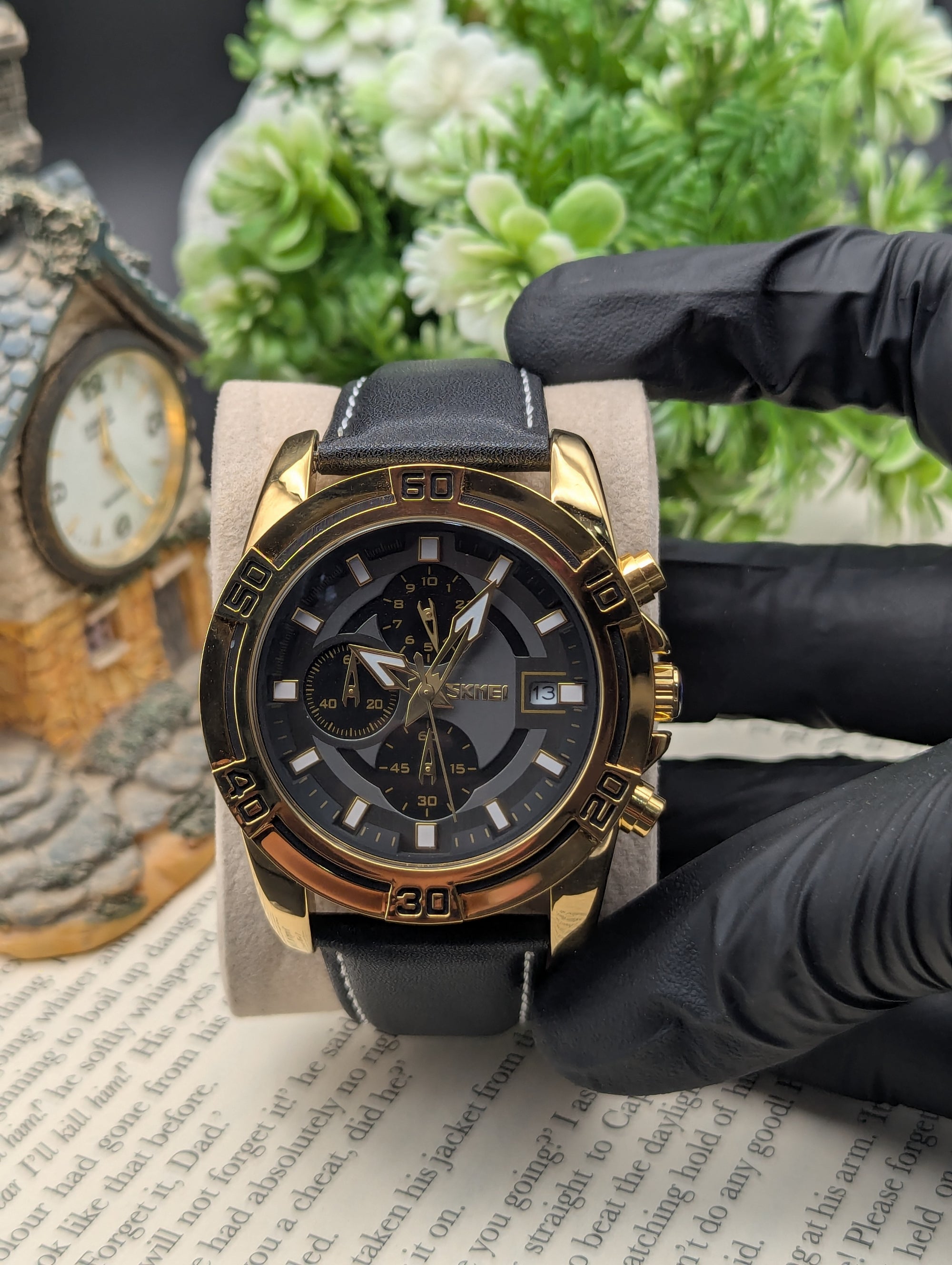 Skmei Chronograph Leather 9361