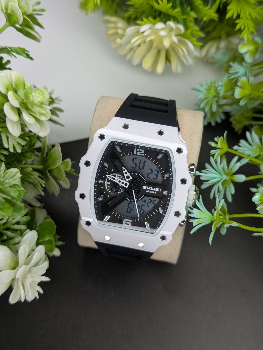 Skmei Double Time Silicone Belt