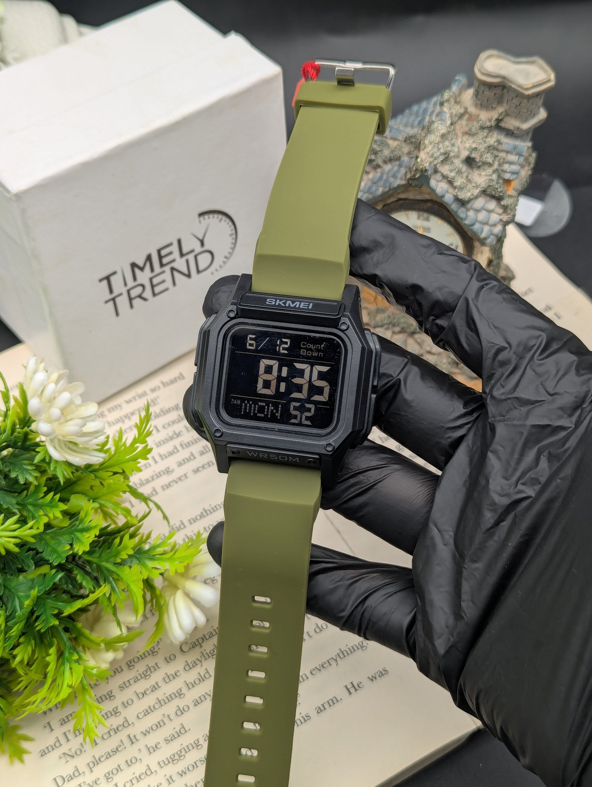 Skmei 2537 Square Digital Watch.