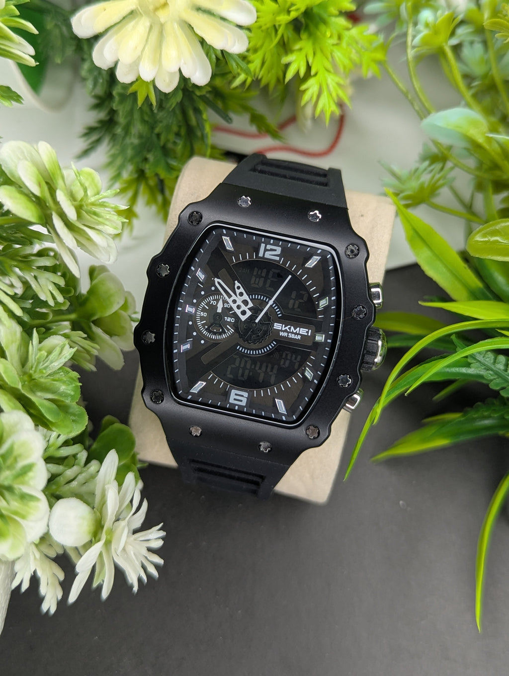 Skmei Double Time Silicone Belt