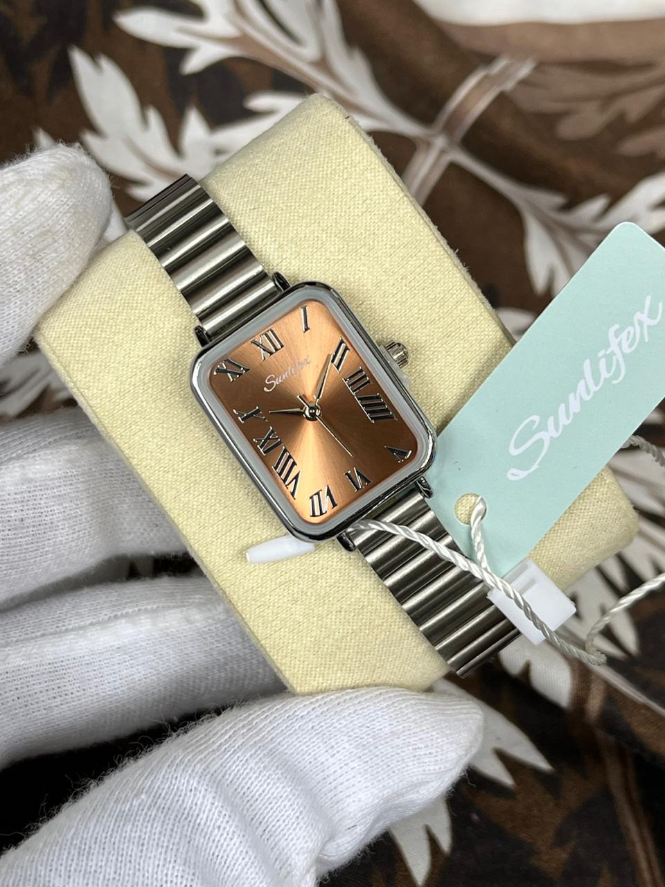 Suniflex Square Ladies Jewellery Watch