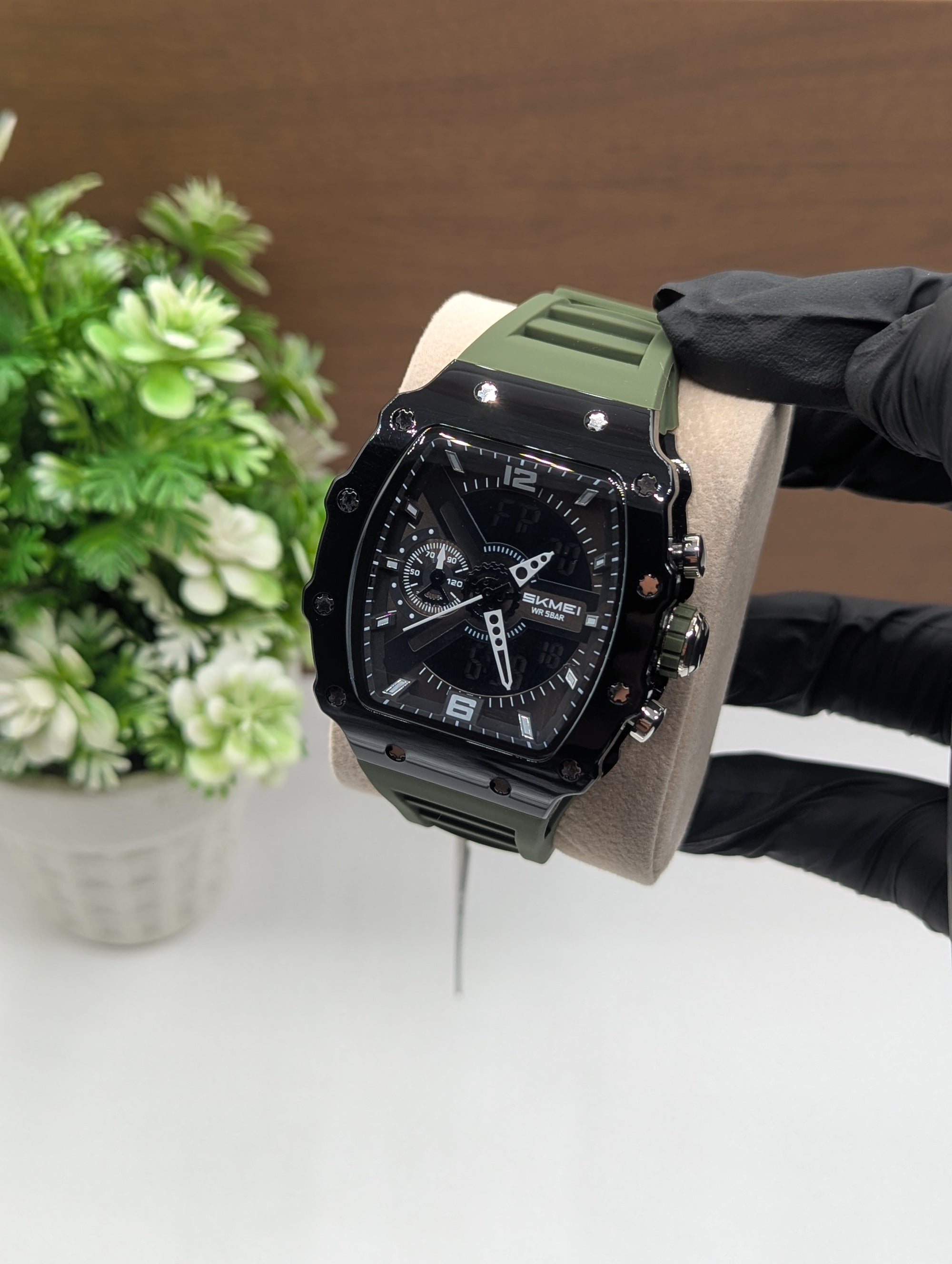 Skmei Double Time Silicone Belt
