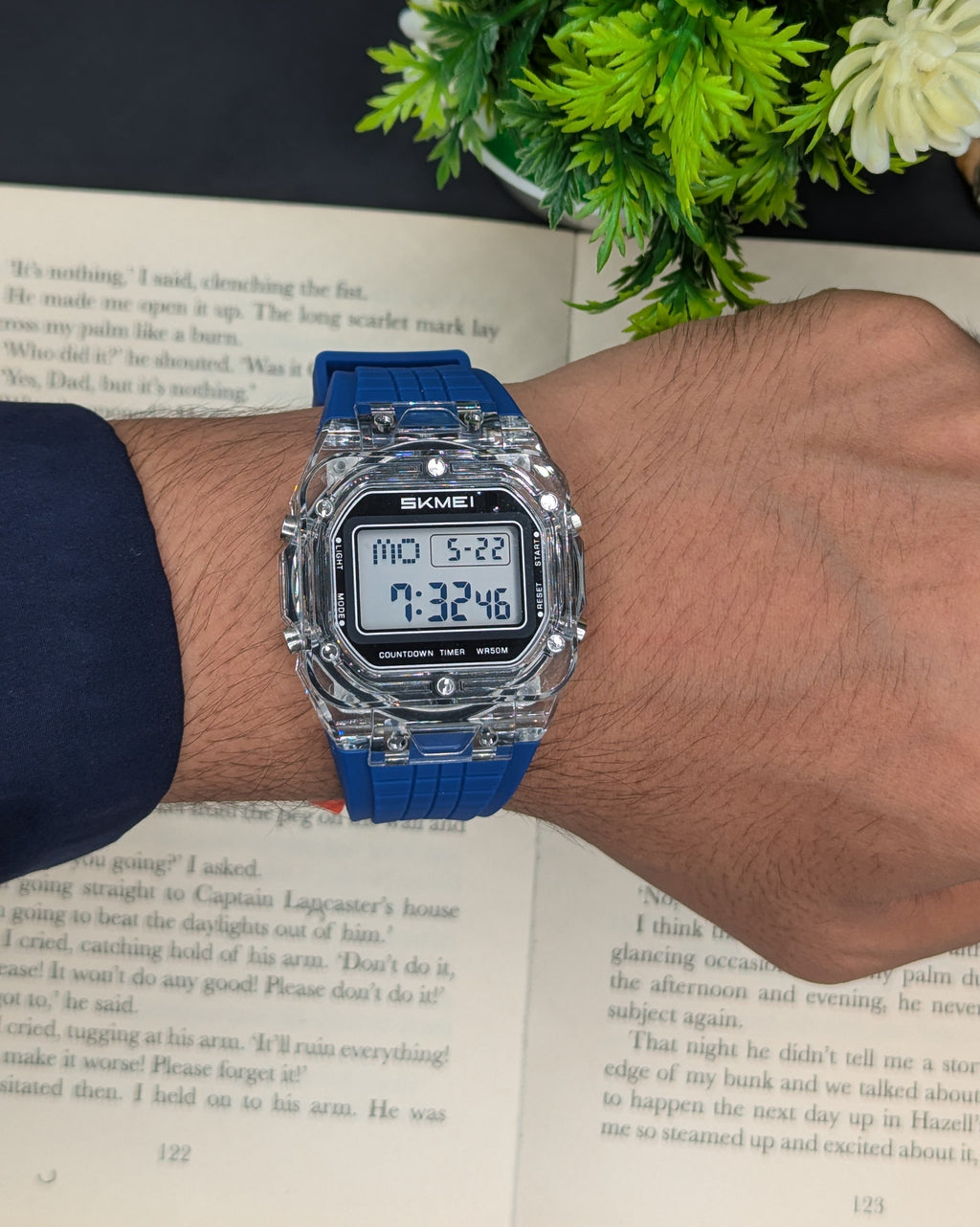 Skmei 2683 Casual Transparent Digital Watch