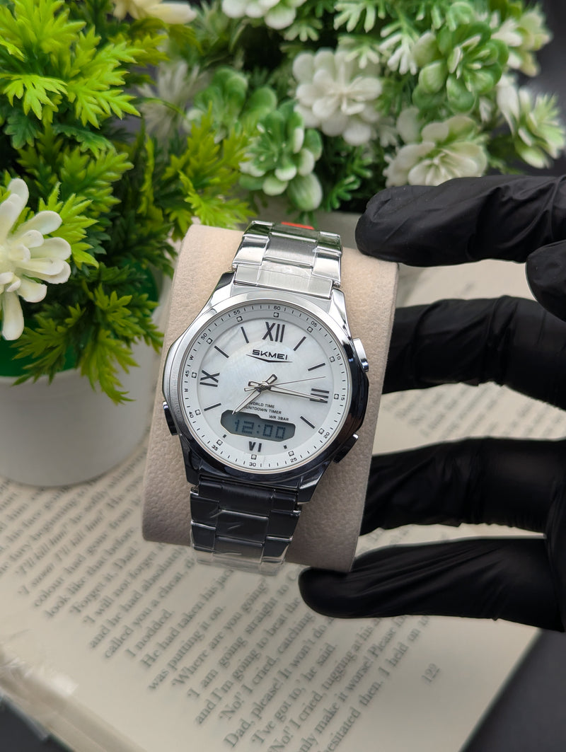 Skmei World Time Marble Dial 2459