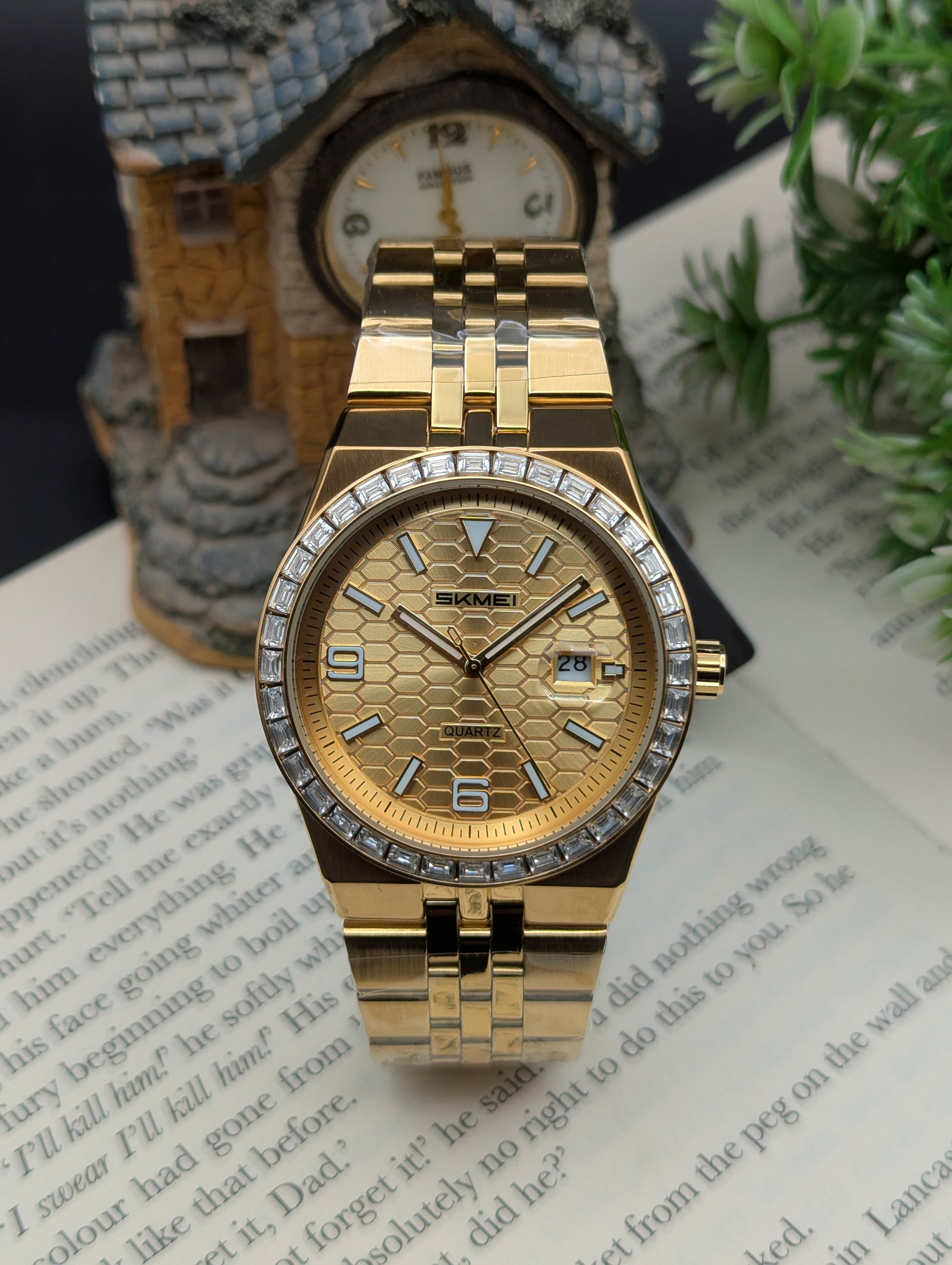 Skmei Stone Studded Watch 2655