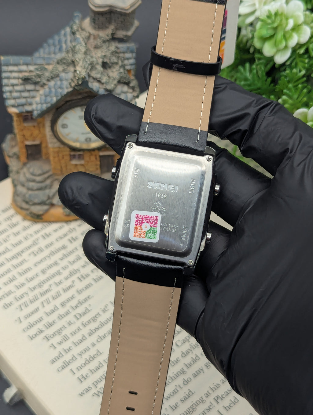 Skmei Dual Time Leather 1868