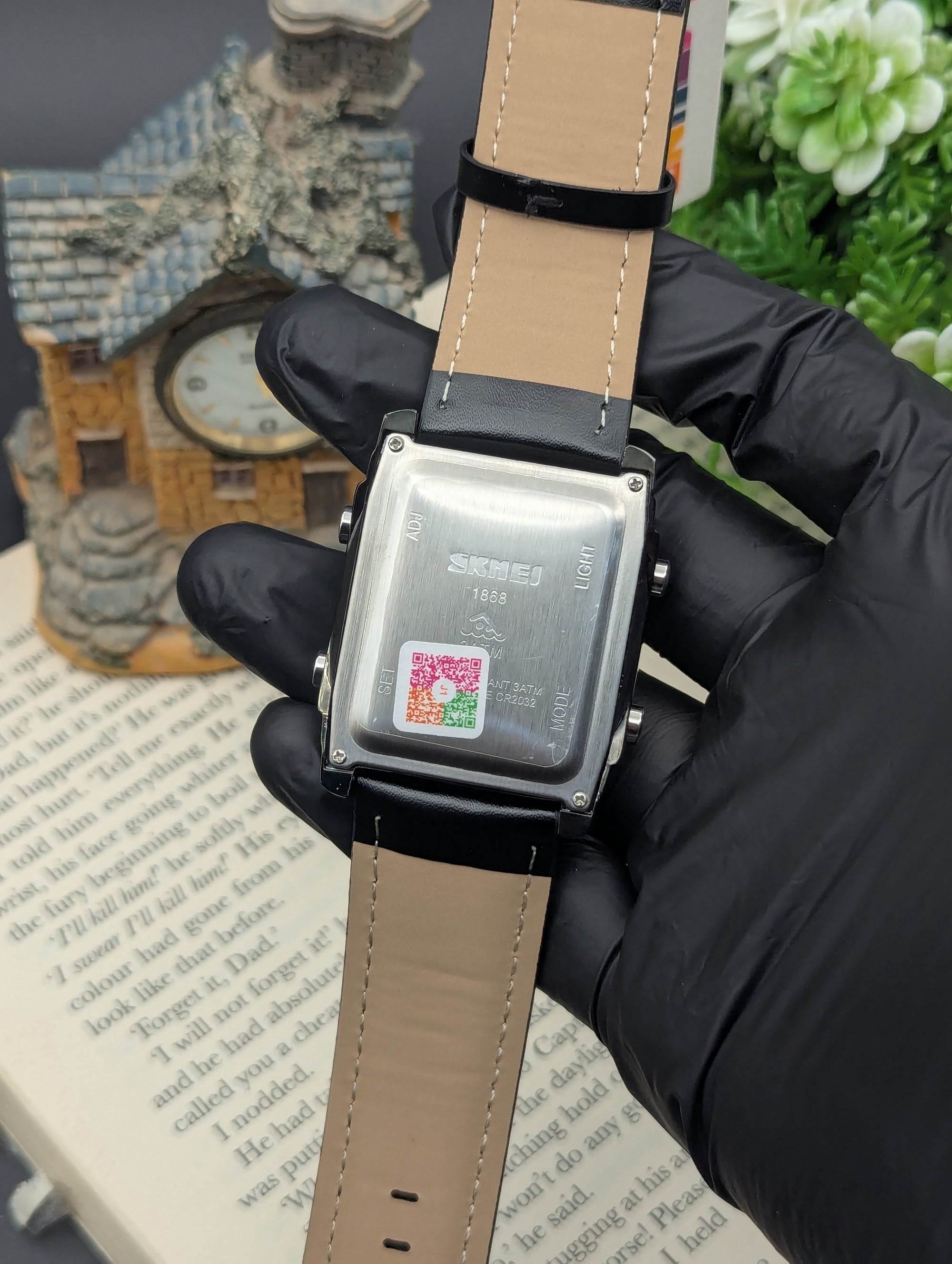 Skmei Dual Time Leather 1868