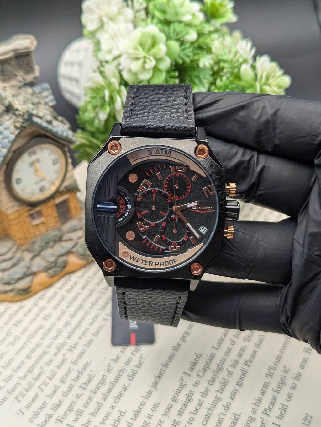 Skmei Chronograph Leather 9343