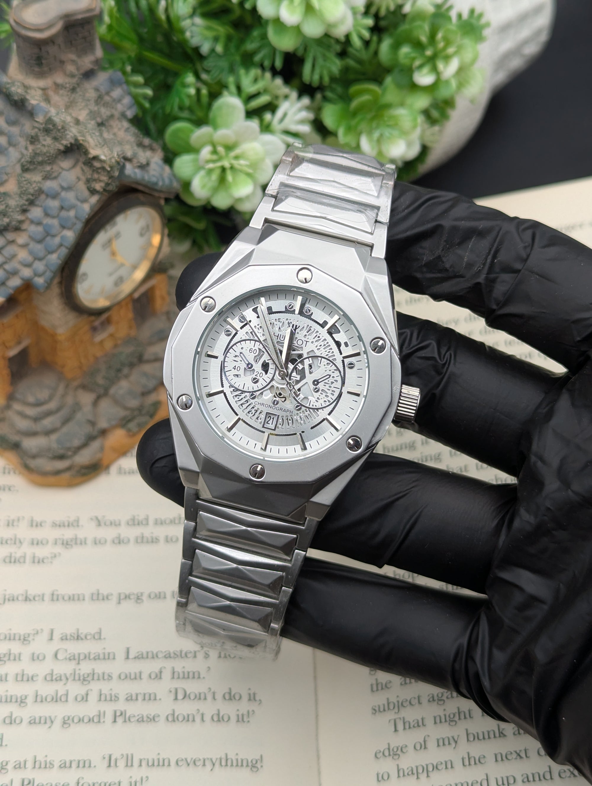 Hublot Diamond Cut Watch