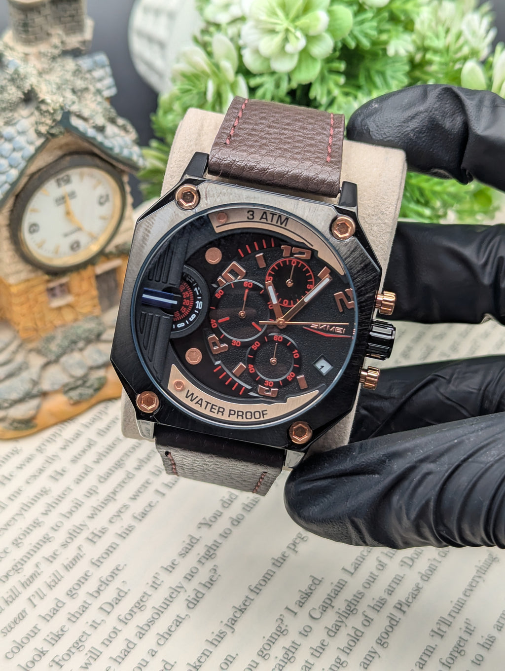Skmei Chronograph Leather 9343