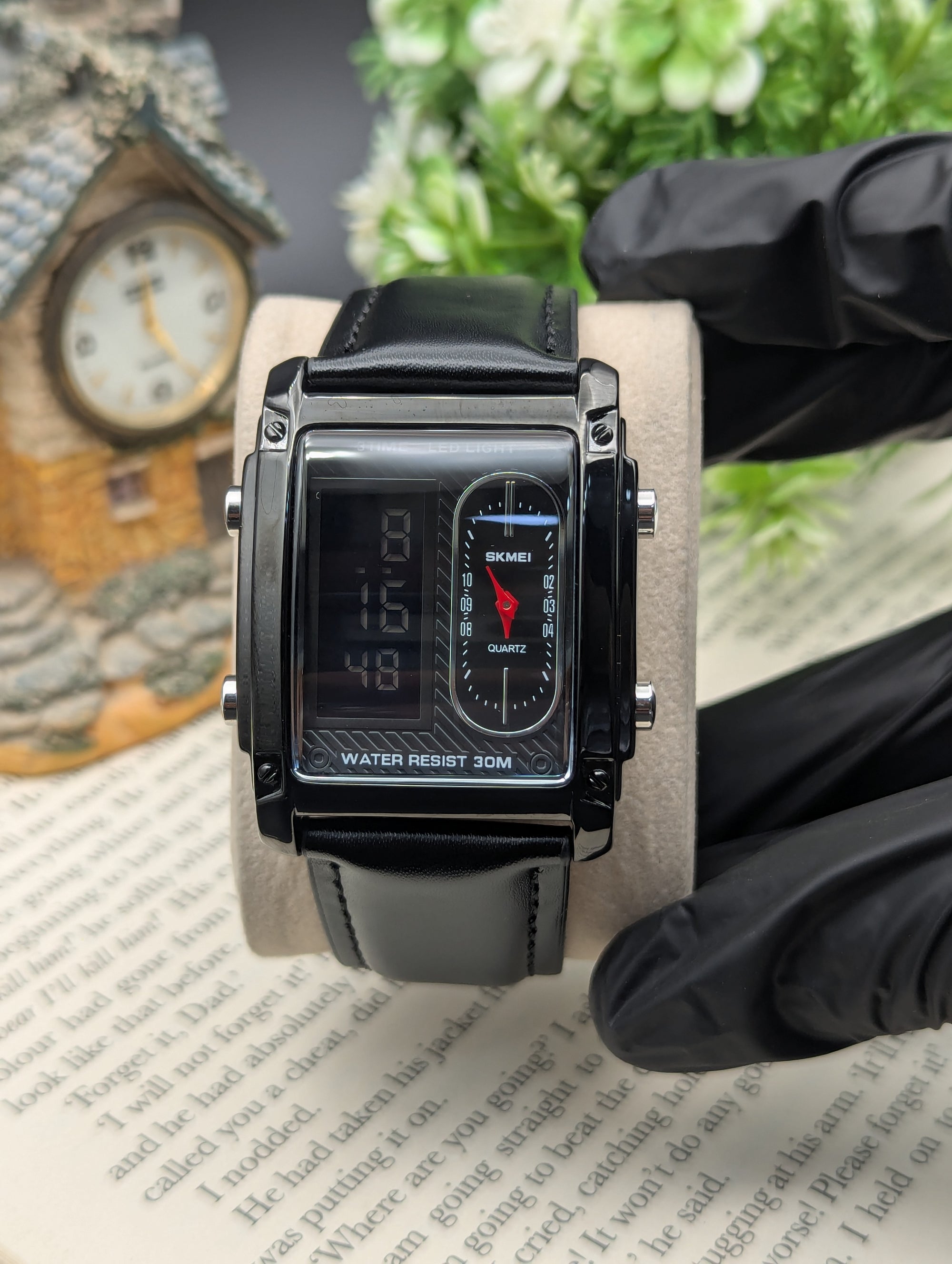 Skmei Dual Time Leather 1868