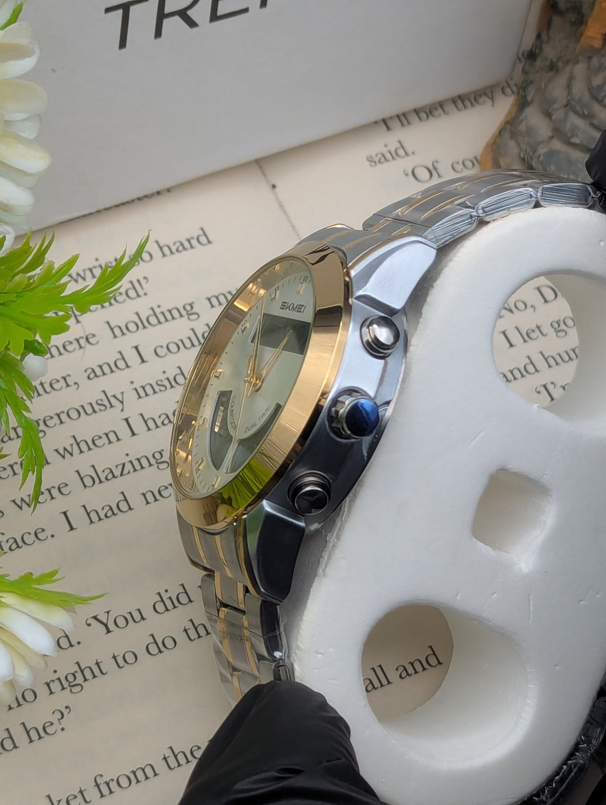 Skmei 2445 Classic Double Time Watch