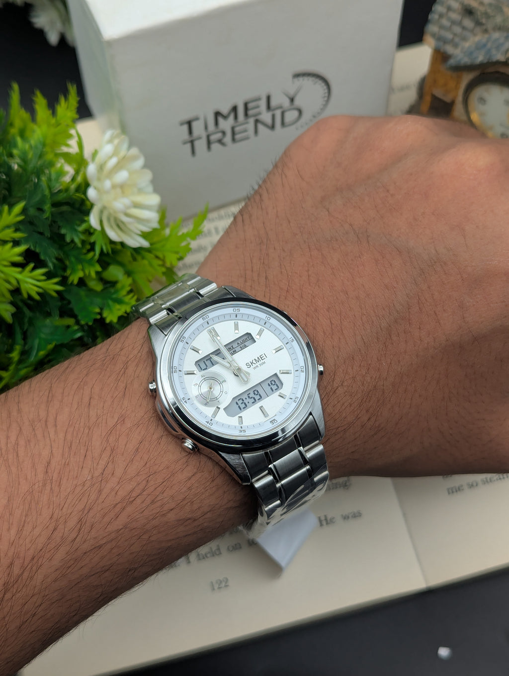 Skmei 2284 World Timer Dual Display Watch