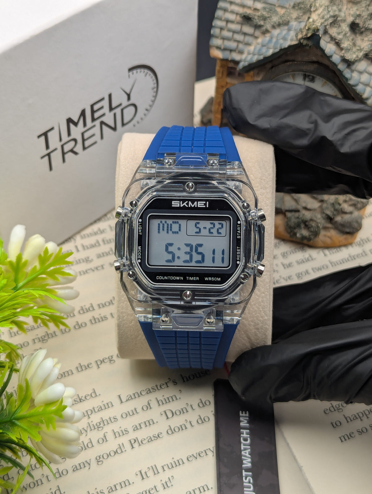 Skmei 2683 Casual Transparent Digital Watch