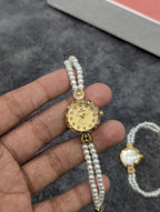 Ladies Jewellery Pearl Watch
