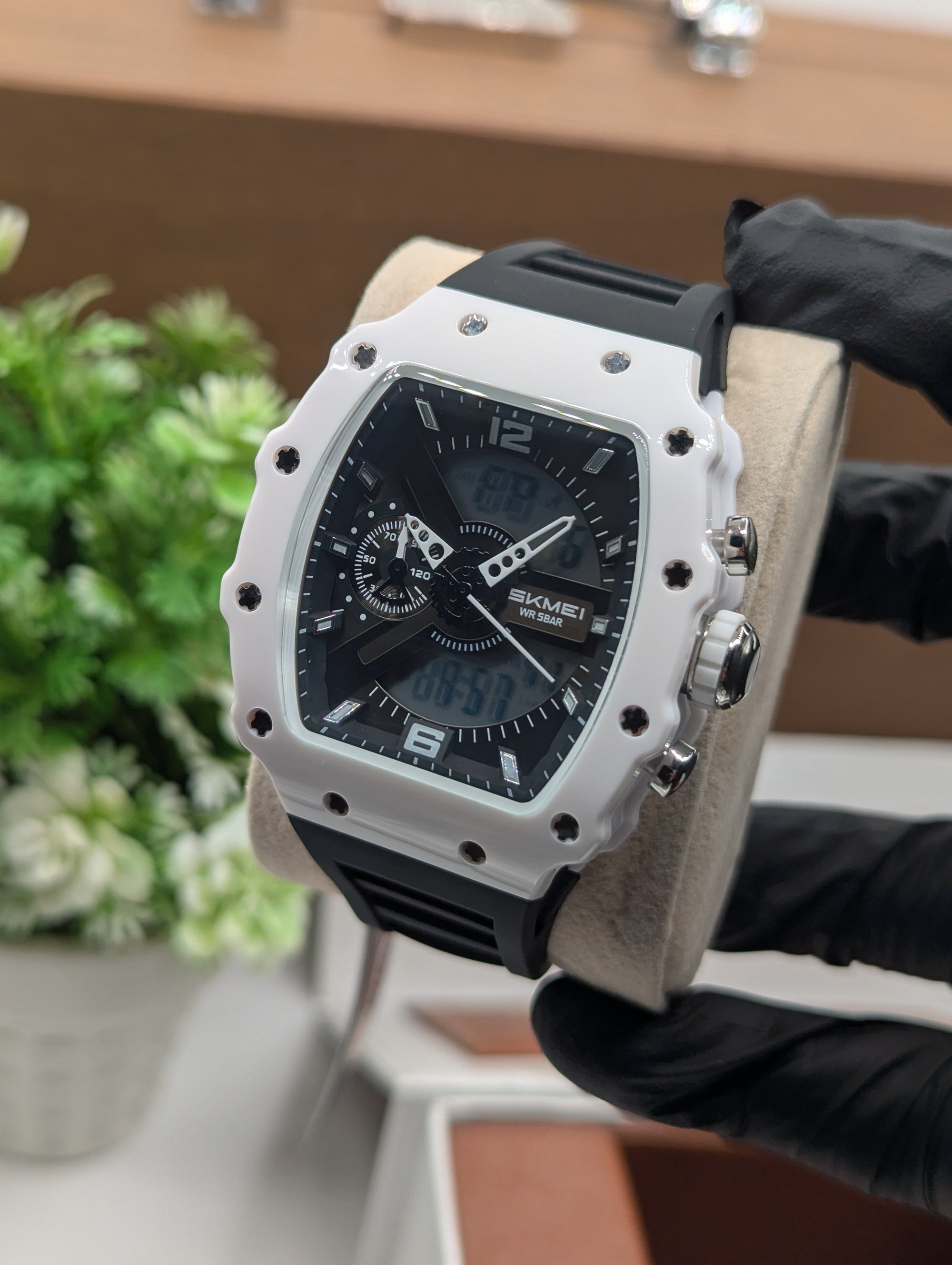 Skmei Double Time Silicone Belt
