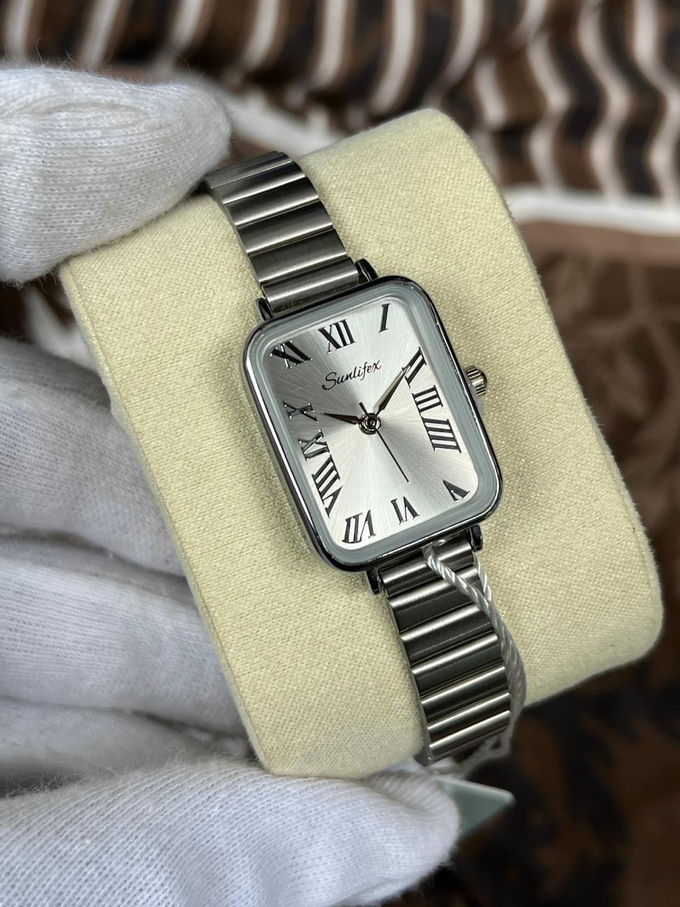 Suniflex Square Ladies Jewellery Watch