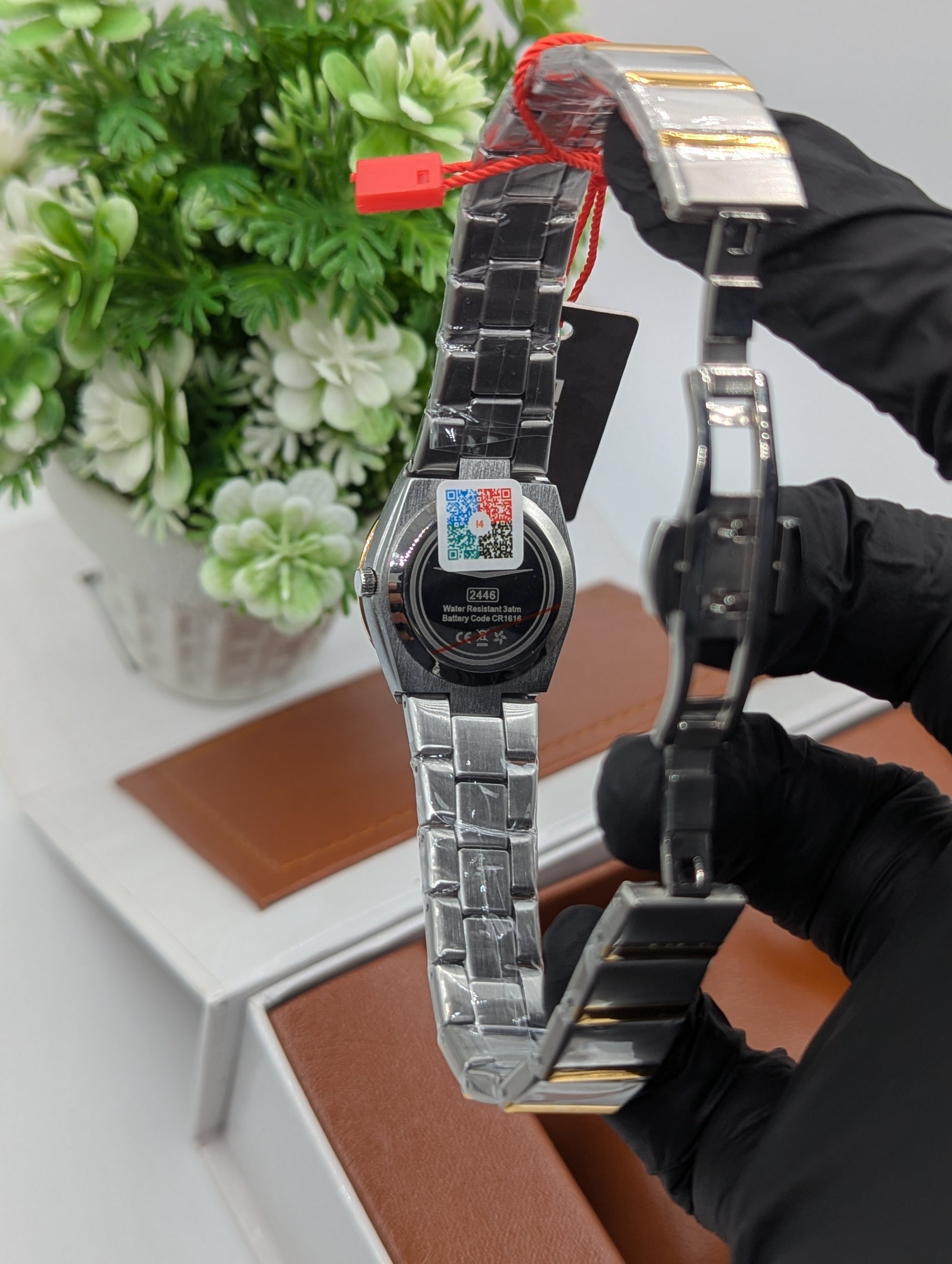 Skmei 2446 Stone Studded Ladies Digital Watch