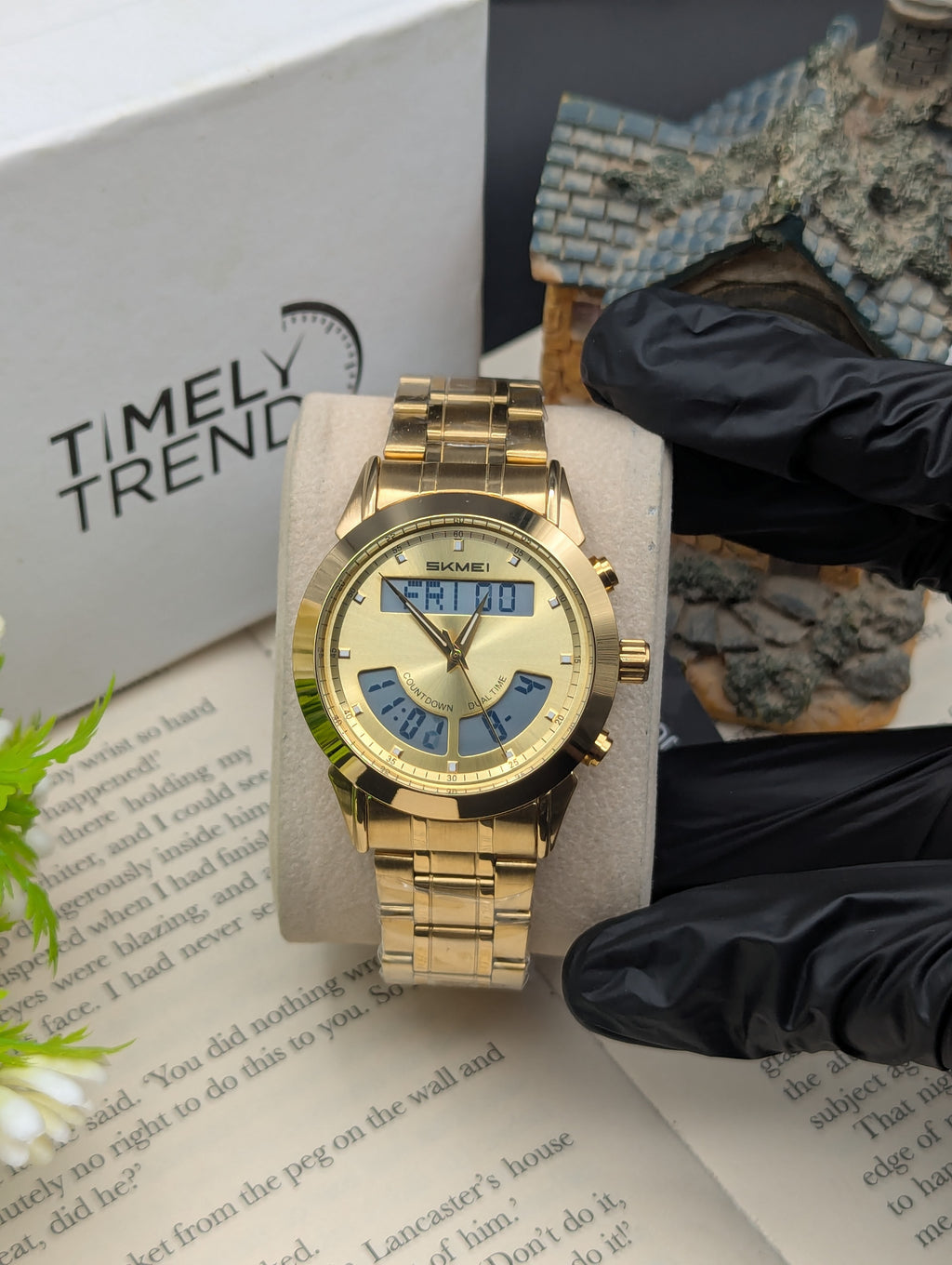 Skmei 2445 Classic Double Time Watch