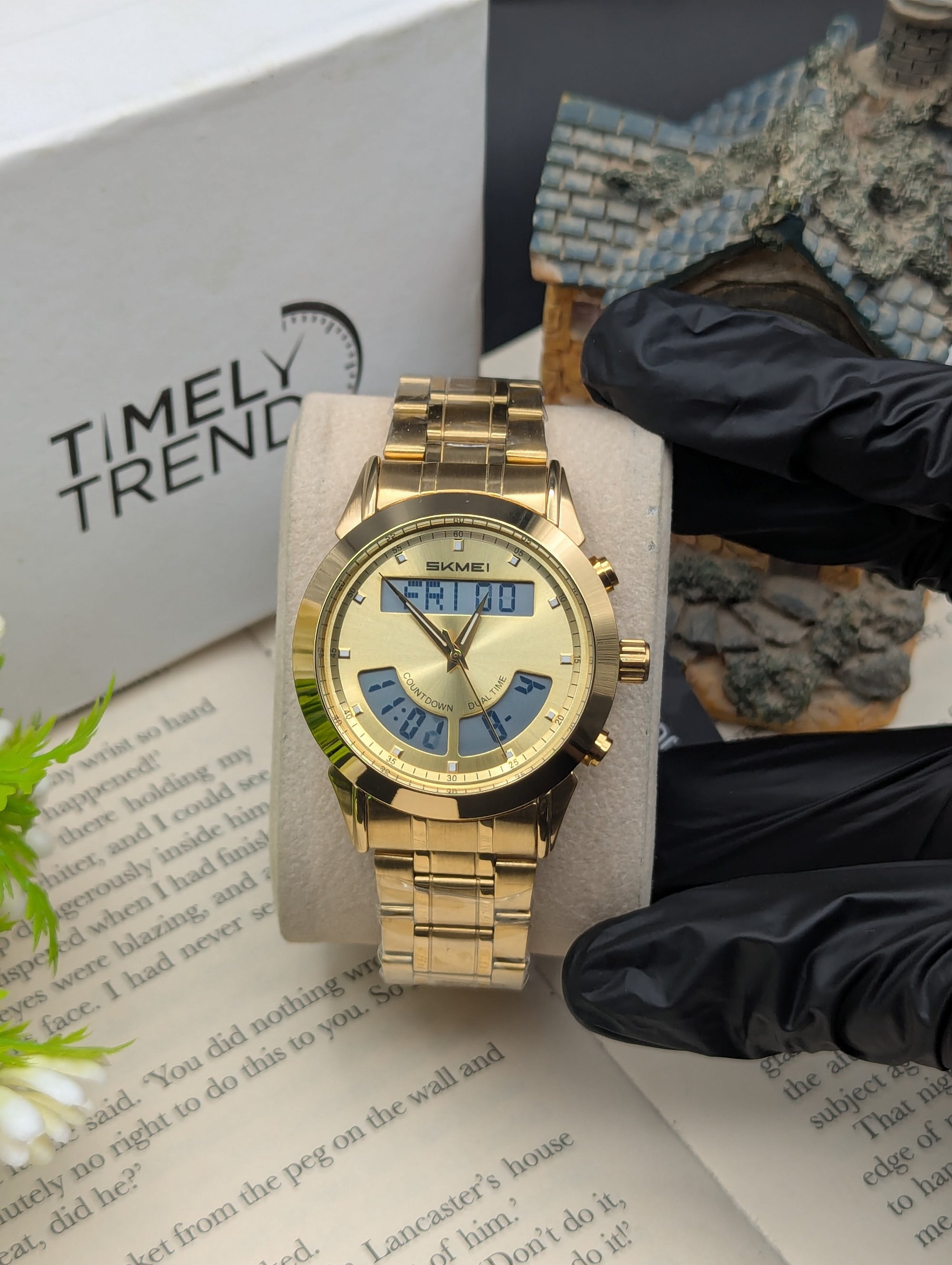 Skmei 2445 Classic Double Time Watch